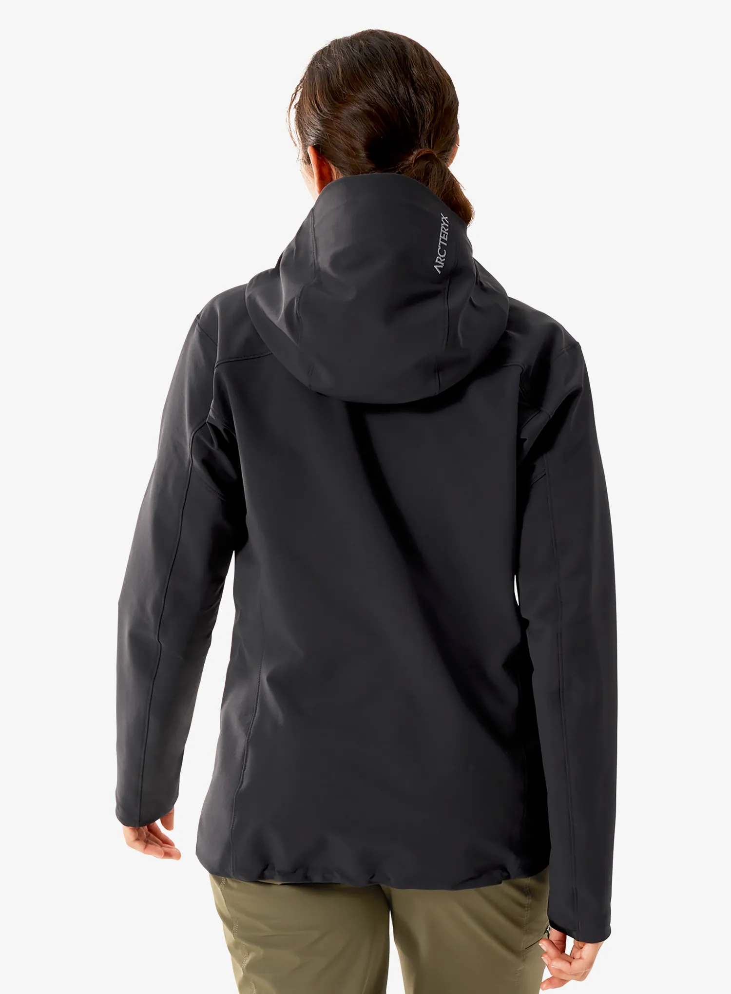 Ženski softshell Arcteryx Gamma Hoody - black/black
