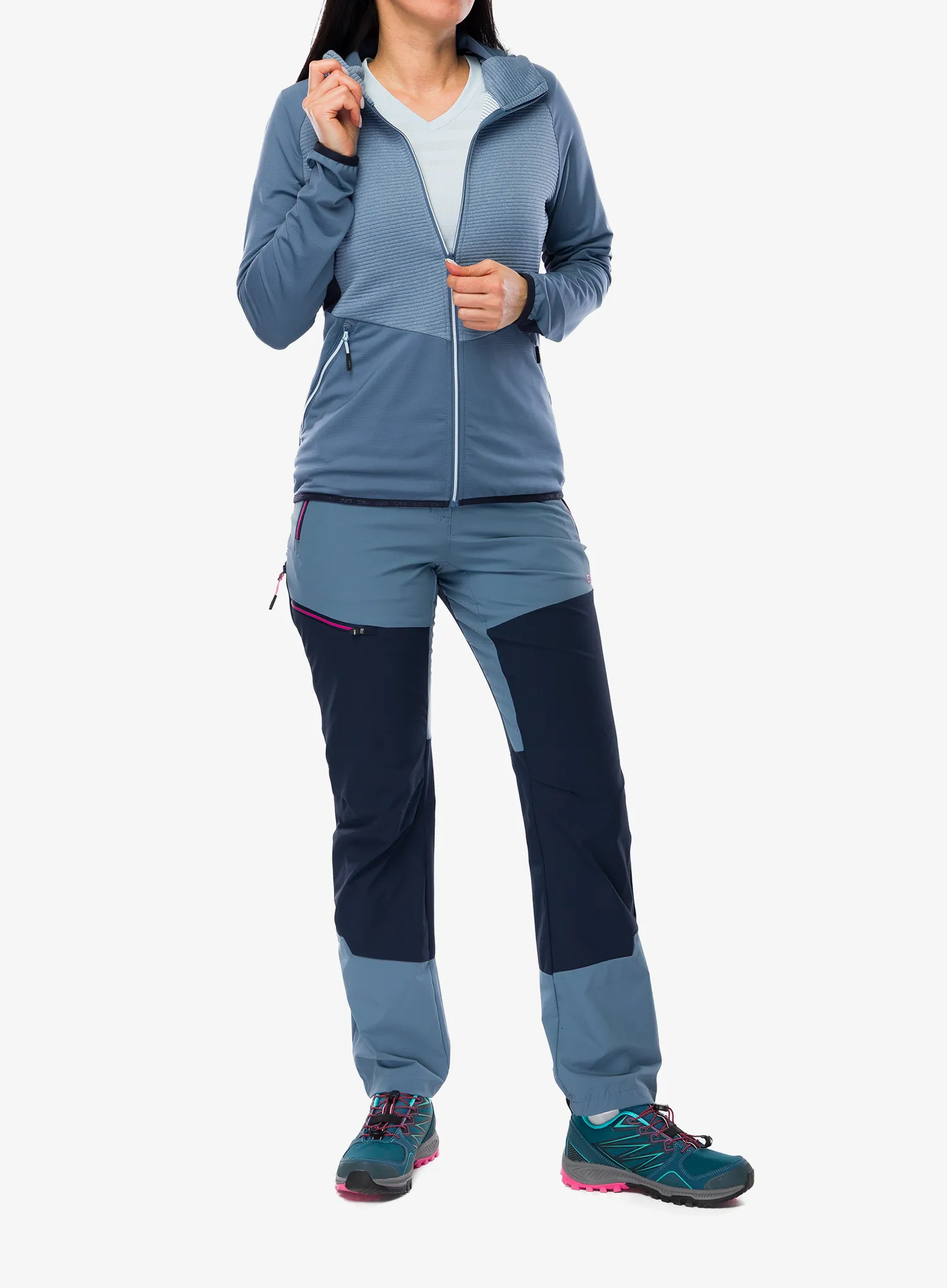 Ženski softshell CMP Omber Jacket Fix Hood - space
