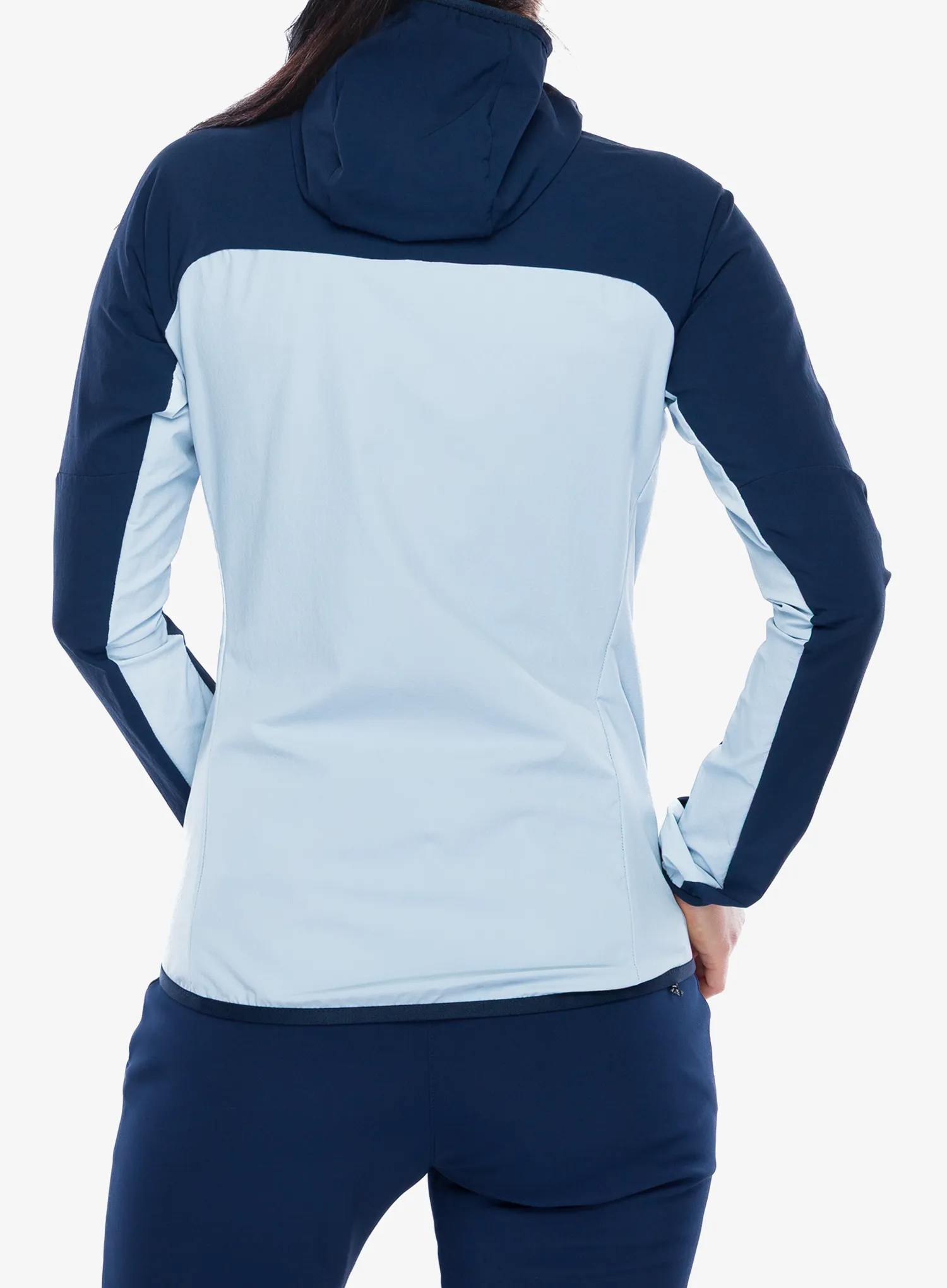 Ženski softshell Millet Fusion Xcs Hoodie - iceberg/saphir