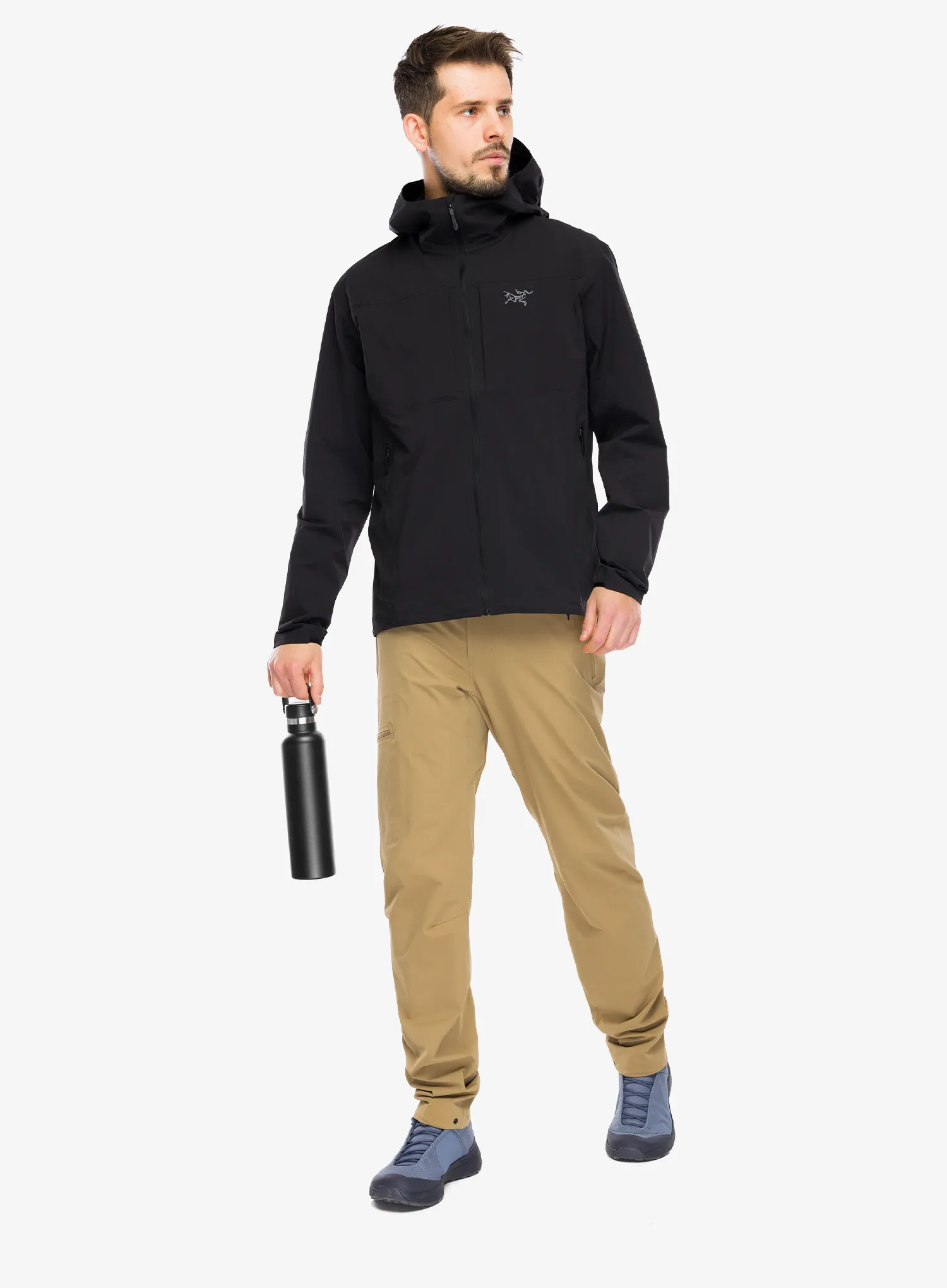 Softshell Arcteryx Gamma Lightweight Hoody - black