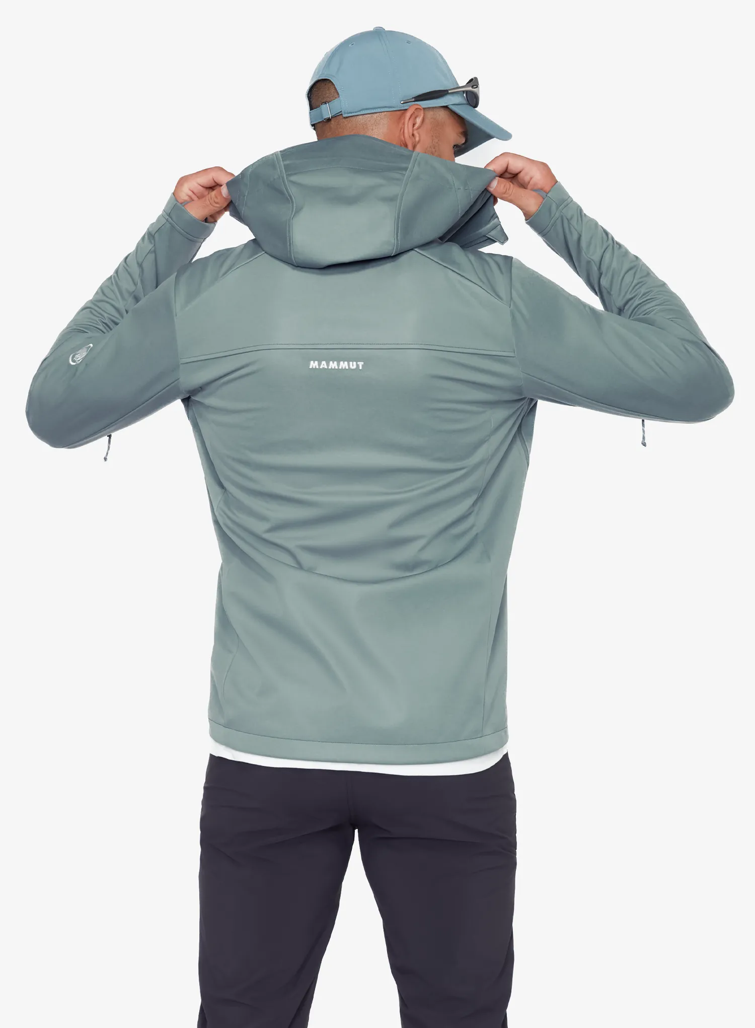 Softshell Mammut Ultimate VIII SO Hooded Jacket - strata/black