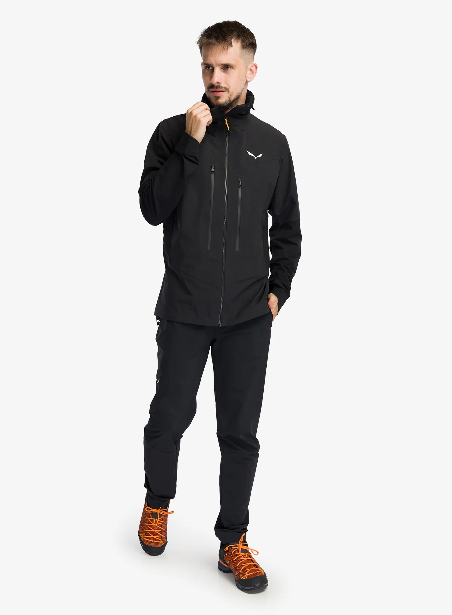 Softshell Salewa Ortles Durastretch/Sw Jkt - black out