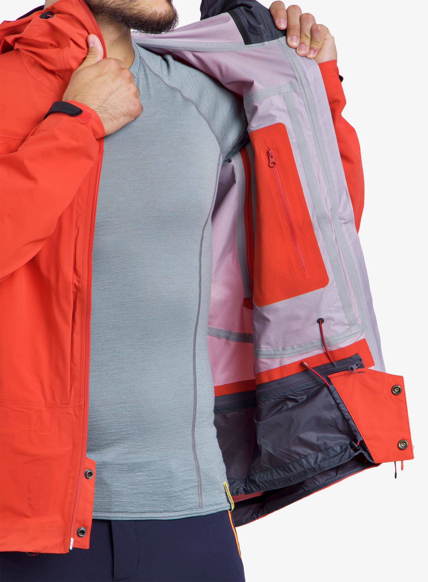 Softshell jakna BlackYak Hariana Jacket - fiery red