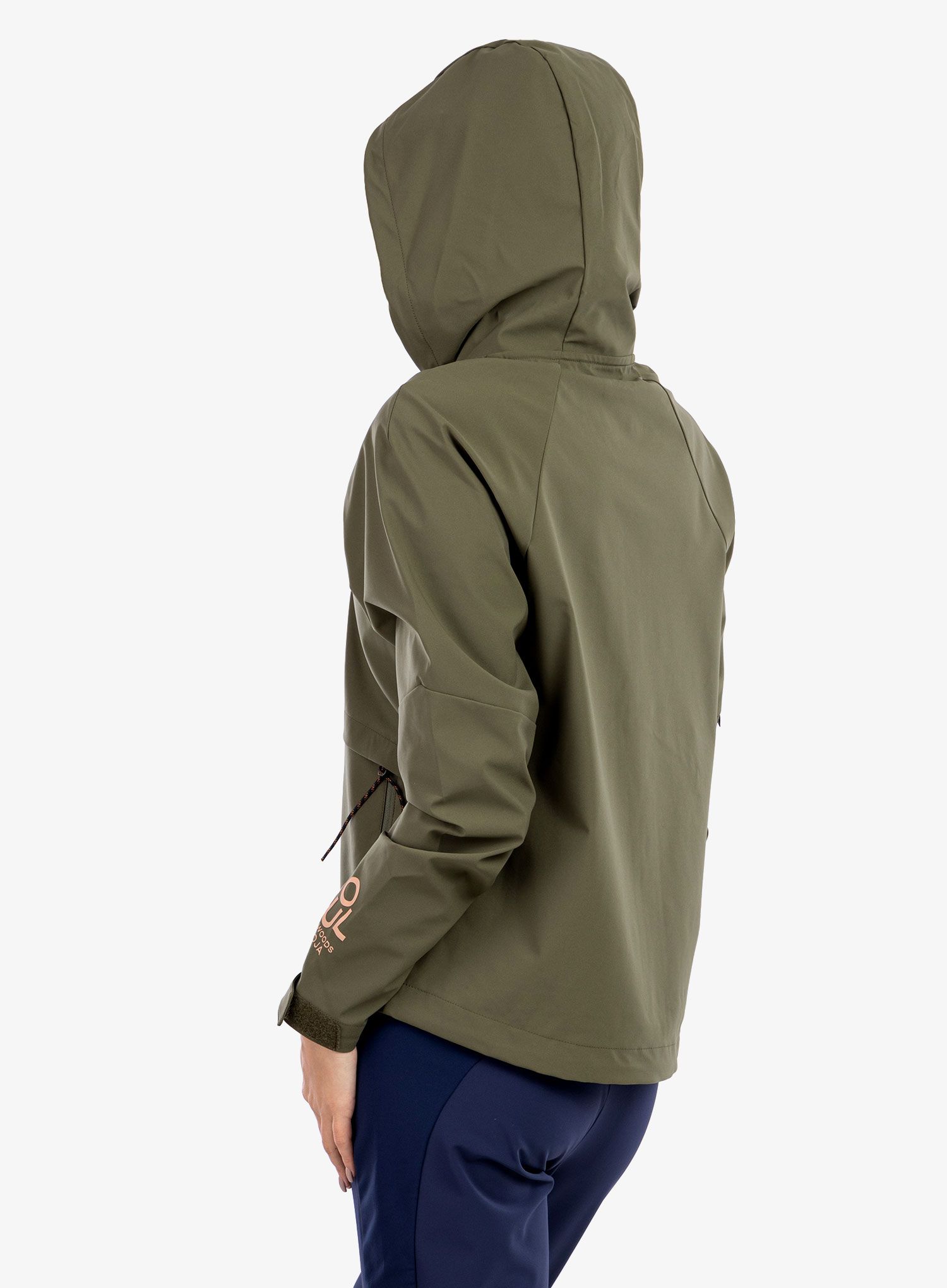 Ženski softshell Maloja Kranzmoos - moss