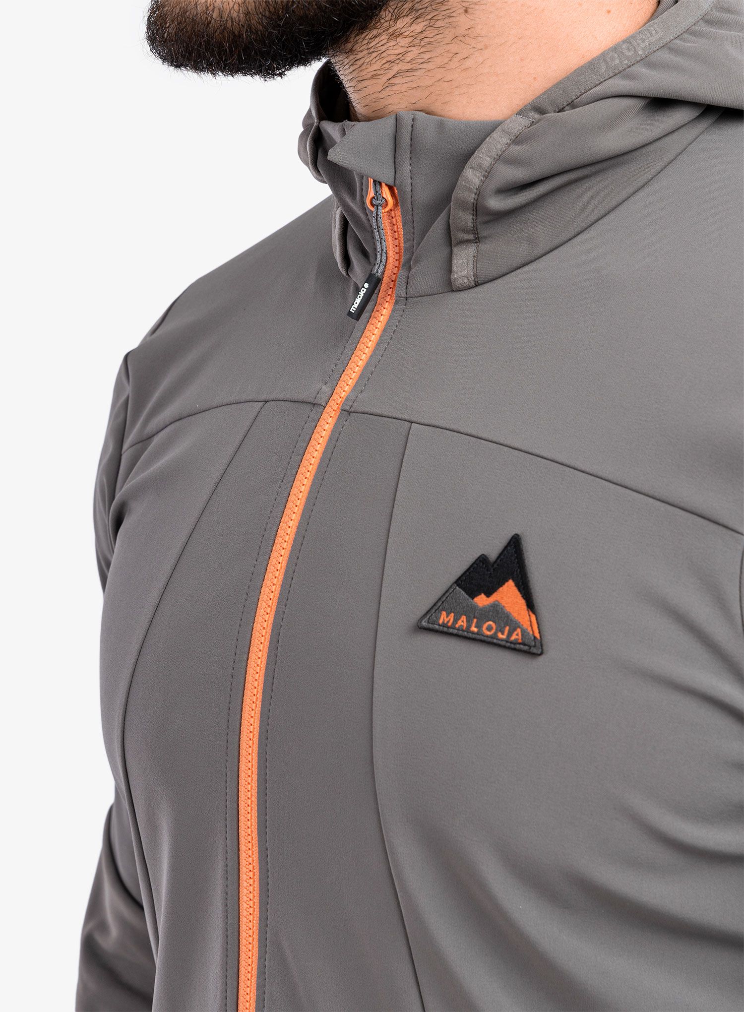 Softshell jakna Maloja Auerhahn - stone