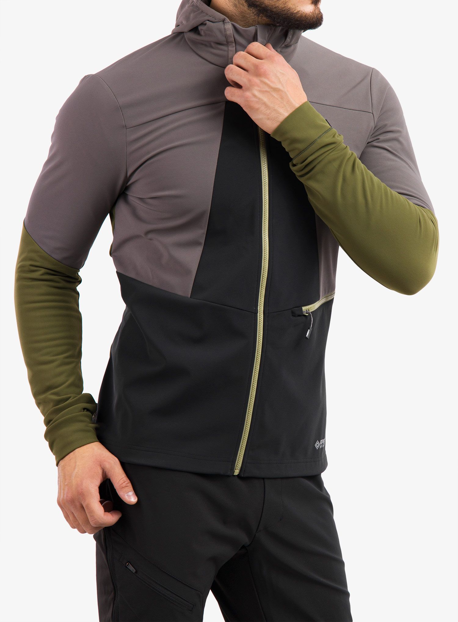 Softshell jakna Maloja Auerhahn - stone multi