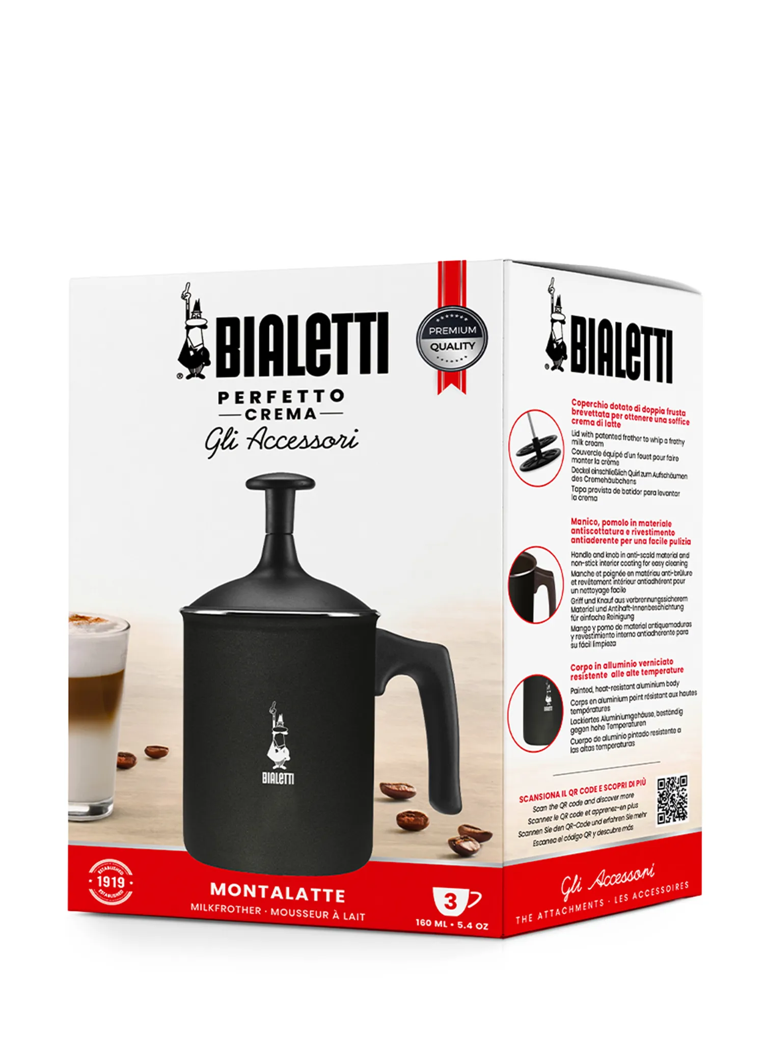 Penilnik za mleko Bialetti Montalatte