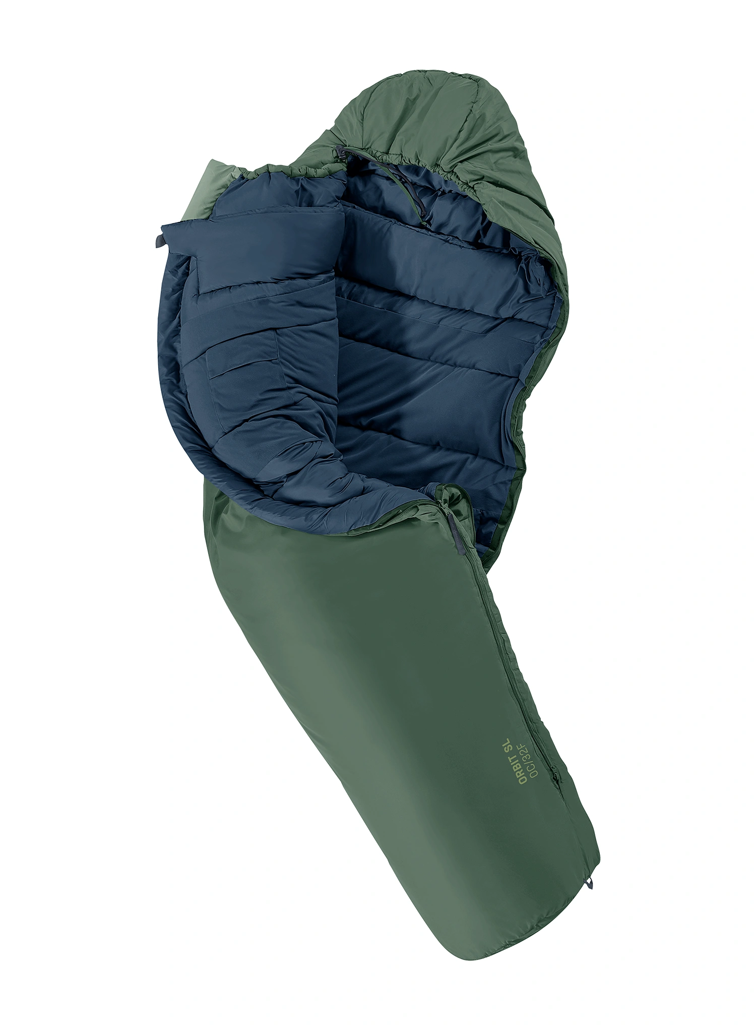 Ženska spalna vreča Deuter Orbit 0 SL (175 cm) - ivy/ink