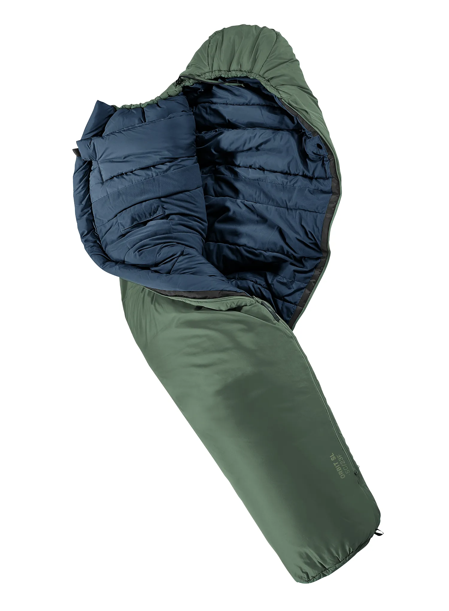 Ženska spalna vreča Deuter Orbit -5 SL (175 cm) - ivy/ink