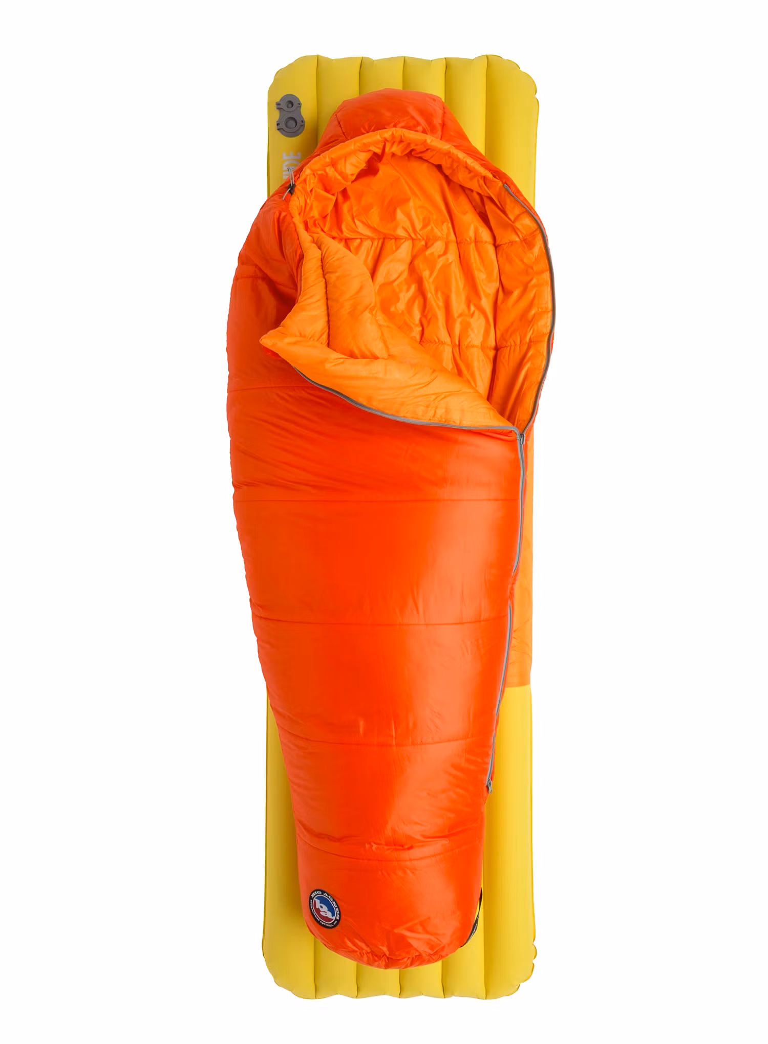 Otroška spalna vreča Big Agnes Wolverine 20 (142 cm) - cherry tomato/tangelo