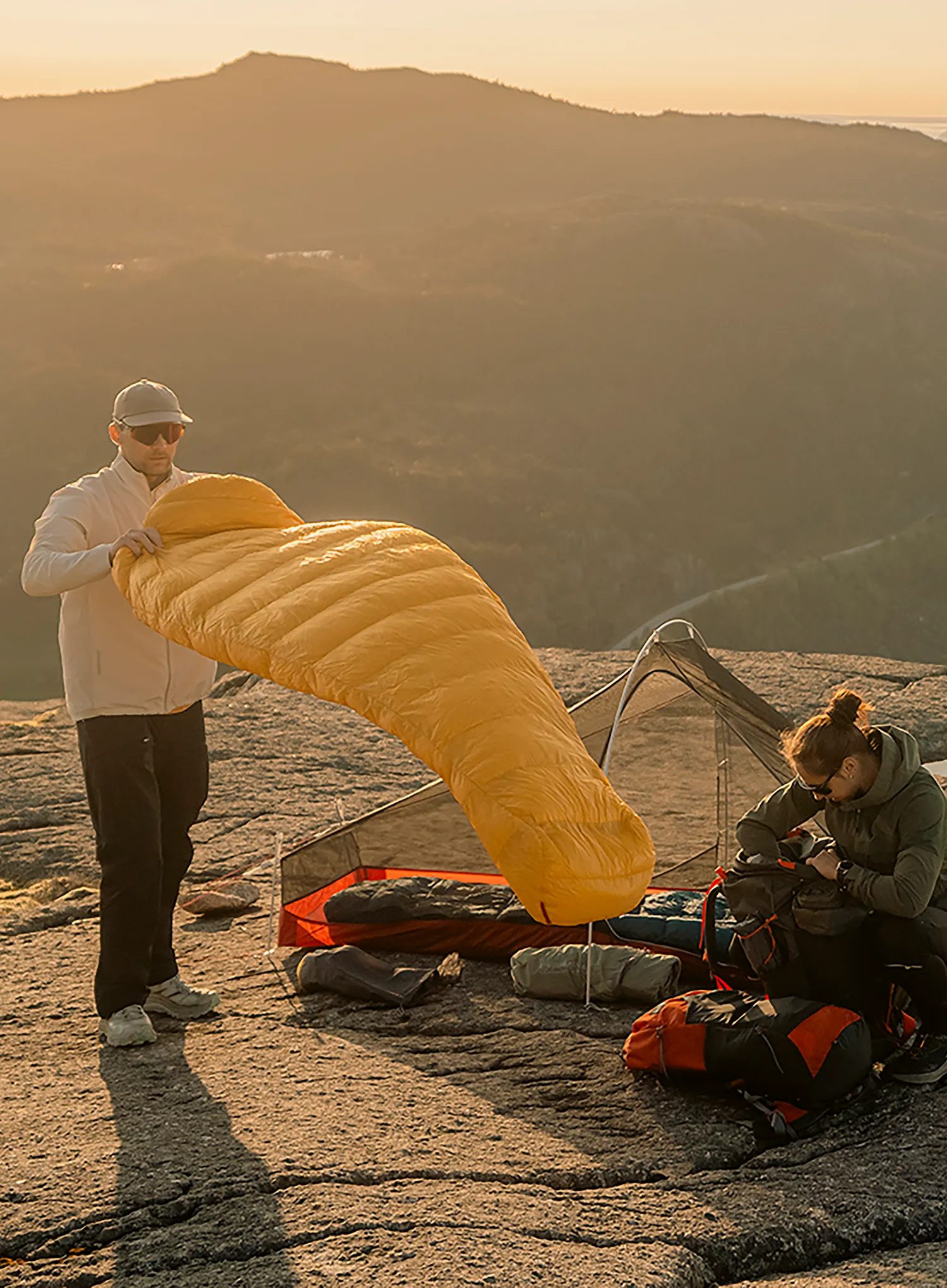 Spalna vreča Robens Couloir 350 -4C Long (195 cm) - yellow