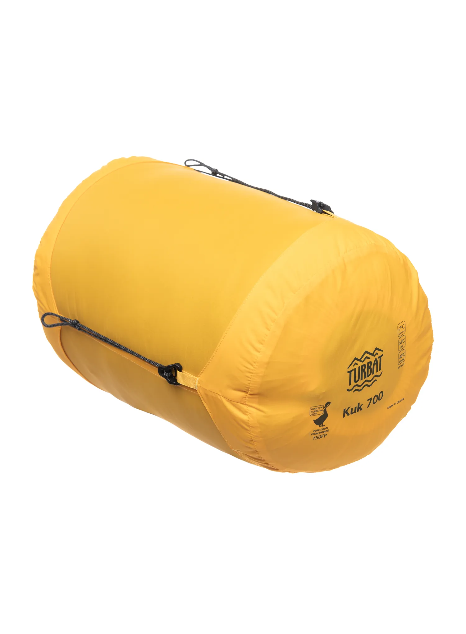 Spalna vreča Turbat Kuk 700 (195 cm) - legion blue/dark cheddar