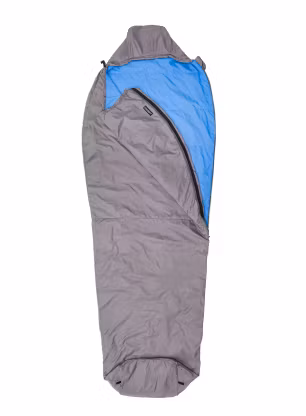 Spalna vreča Cocoon Mountain Wanderer Long (195 cm) - volcano grey/light blue