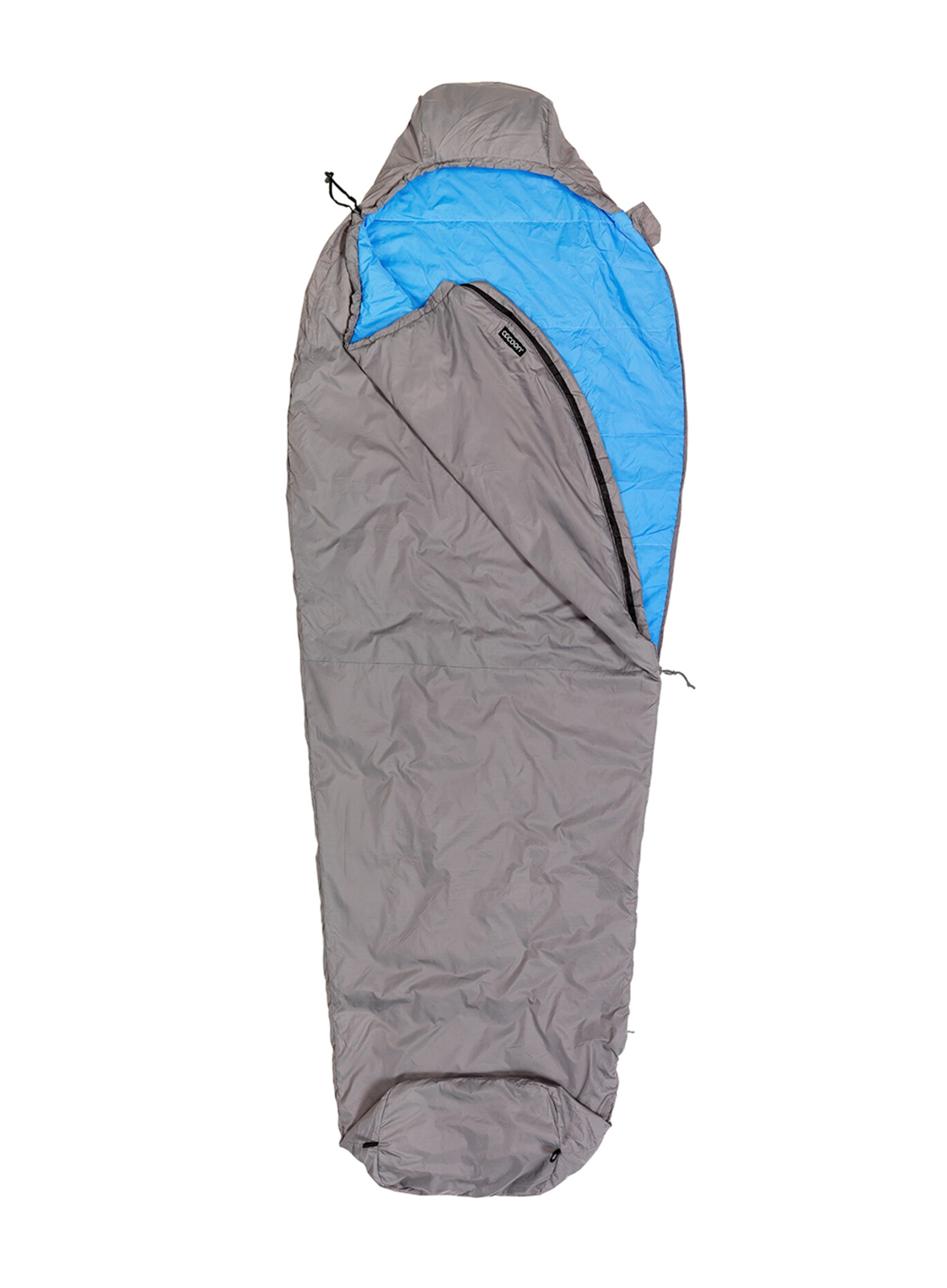 Spalna vreča Cocoon Mountain Wanderer Regular (185 cm) - volcano grey/light blue