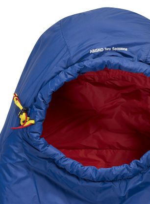 Ženska spalna vreča s sintetičnim polnilom Fjallraven Abisko Two Seasons W (175 cm) - atlantic blue