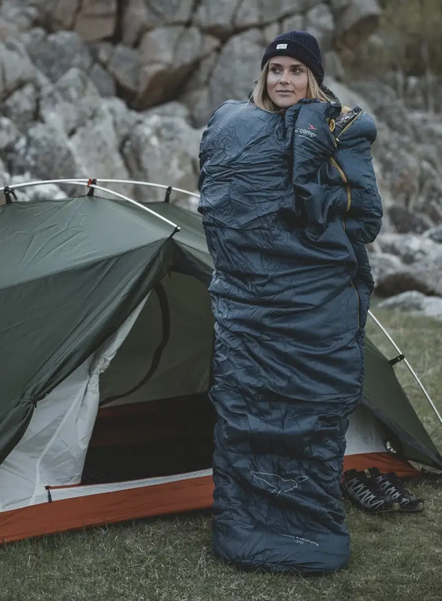 Spalna vreča Easy Camp Falcon II Mummy -1C (200 cm)