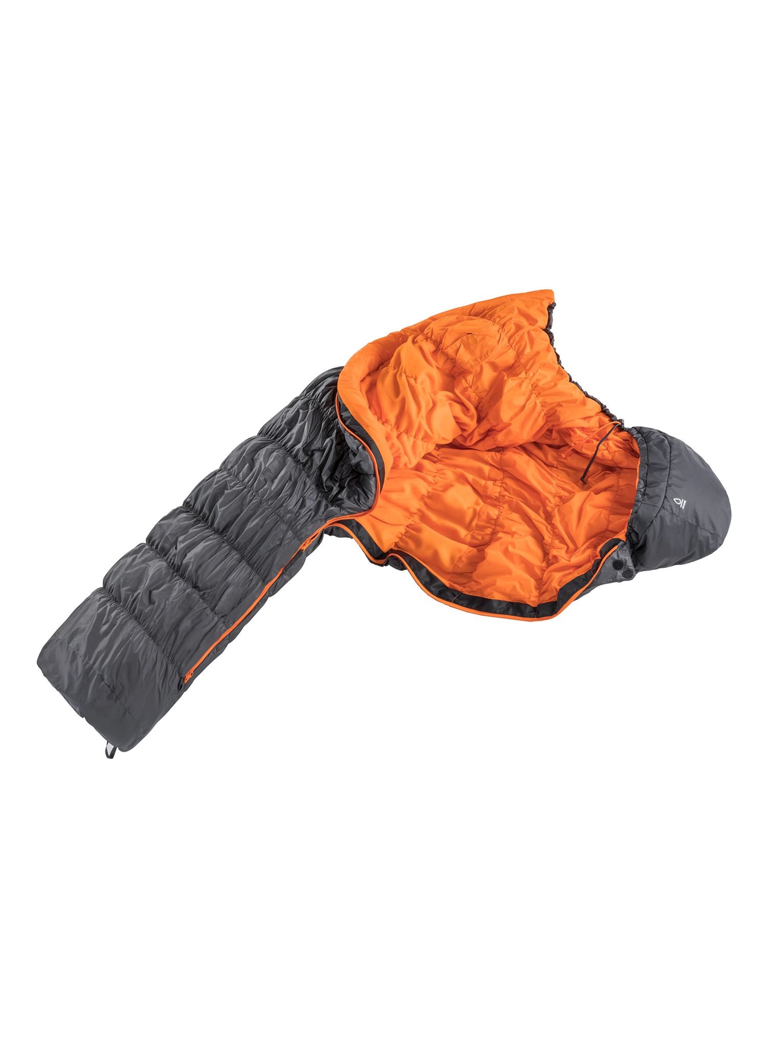 Ženska spalna vreča Deuter Exosphere 0° SL (175 cm) - graphite/mango