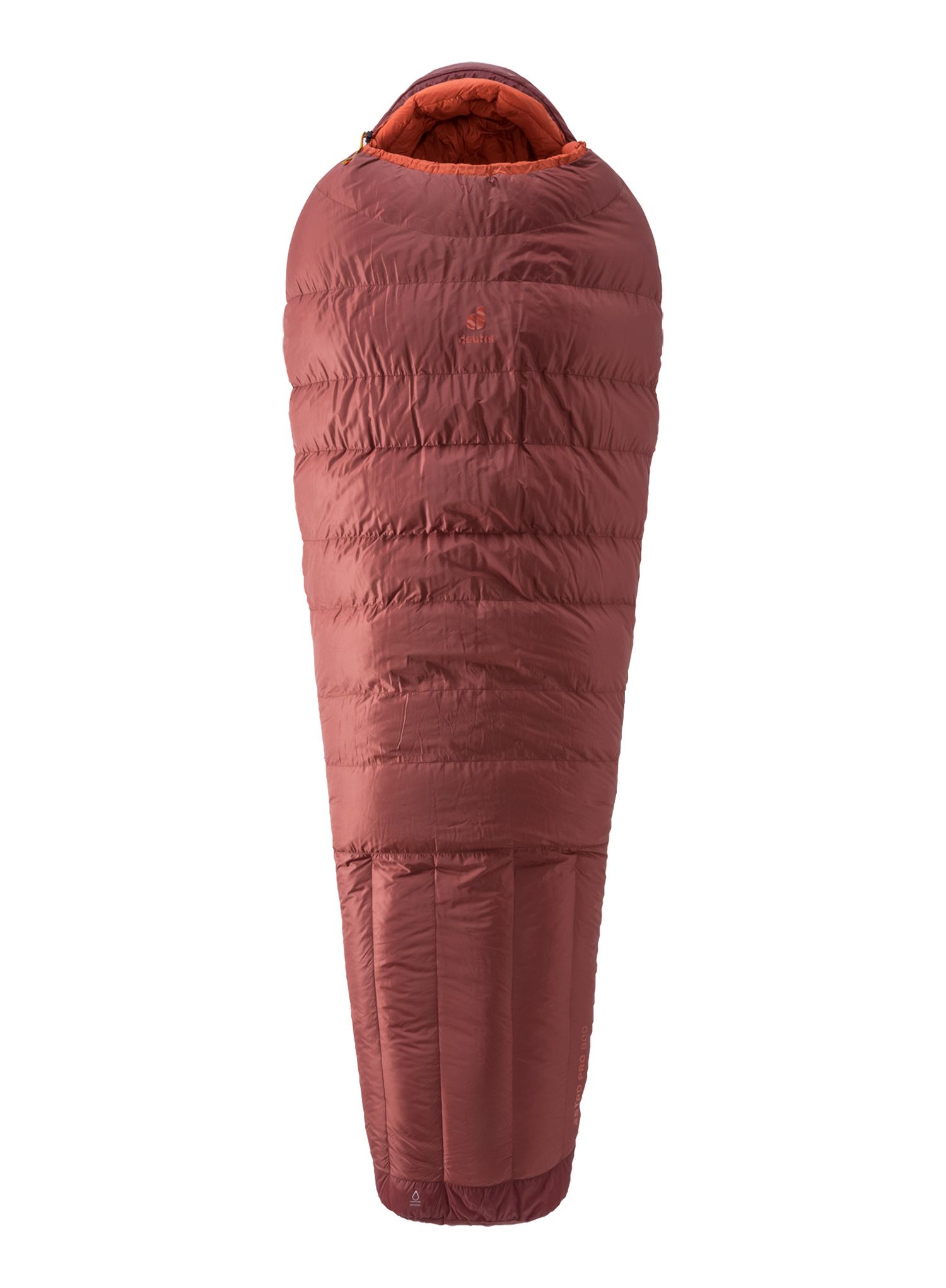 Spalna vreča Deuter Astro Pro 800 EL (200 cm) - redwood/paprika