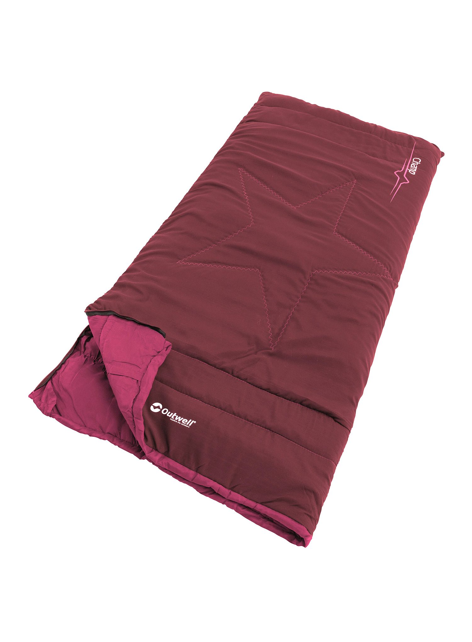 Otroška spalna vreča Outwell Champ Kids (130 cm) - deep red