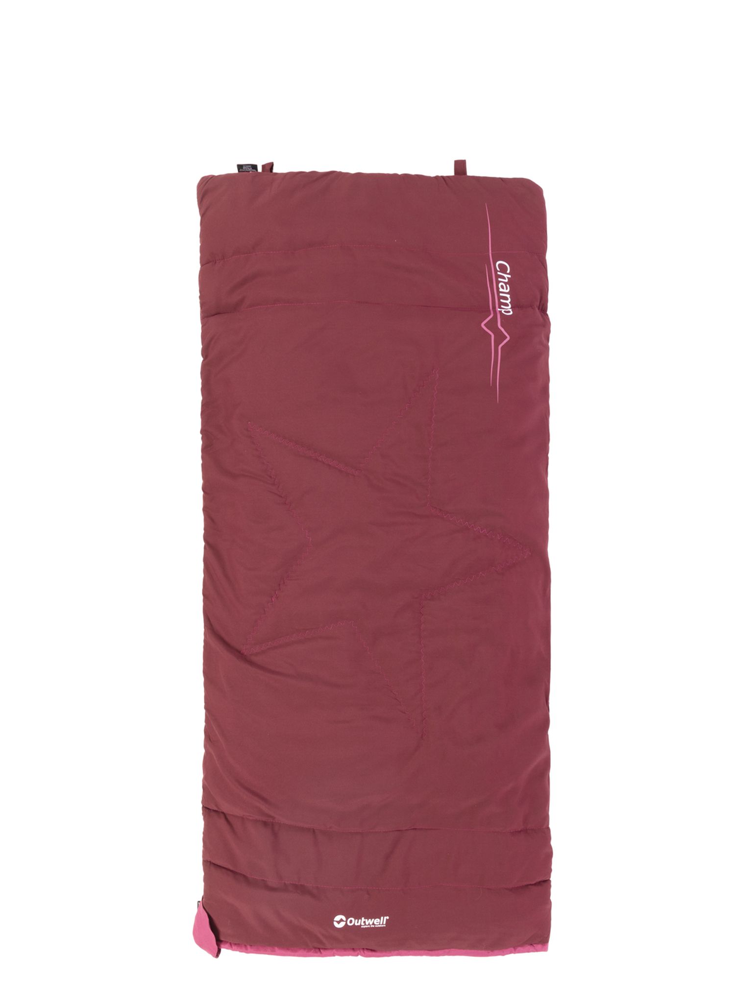Otroška spalna vreča Outwell Champ Kids (130 cm) - deep red