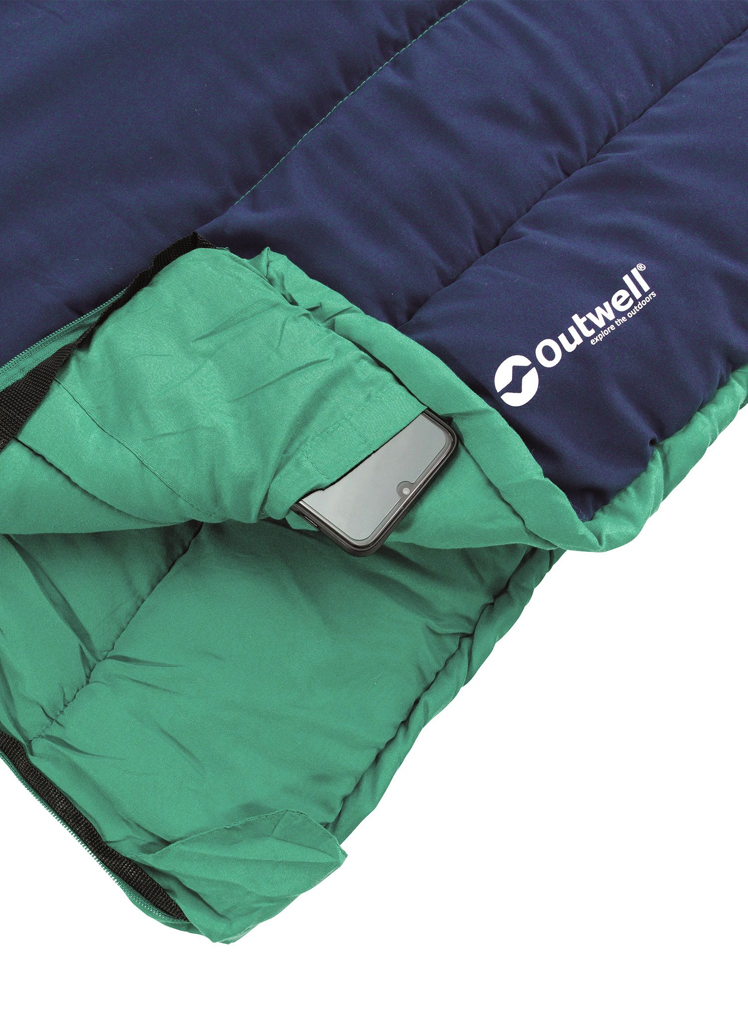 Otroška spalna vreča Outwell Champ Kids (130 cm) - ocean blue