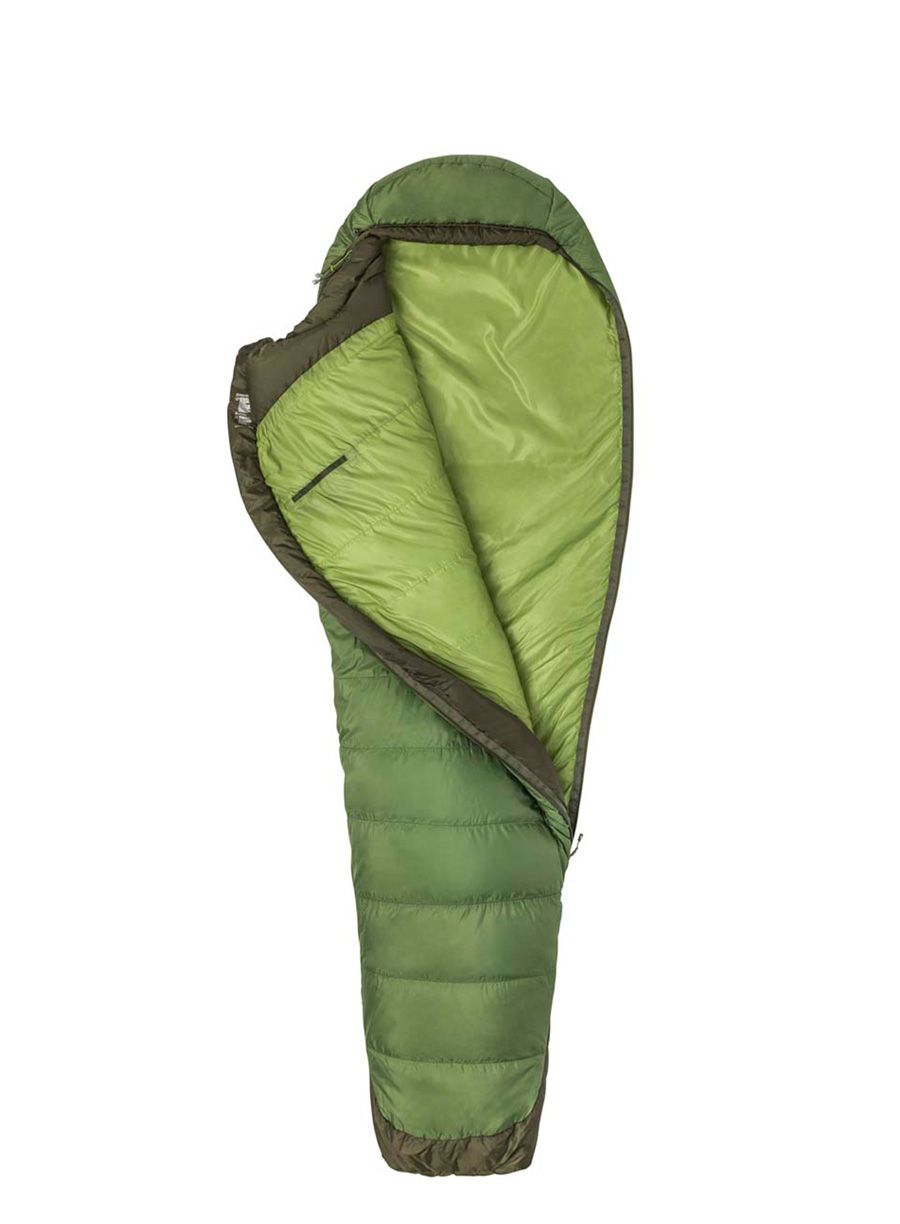 Spalna vreča Marmot Trestles Elite Eco 30 (183 cm) - vine green/forest night