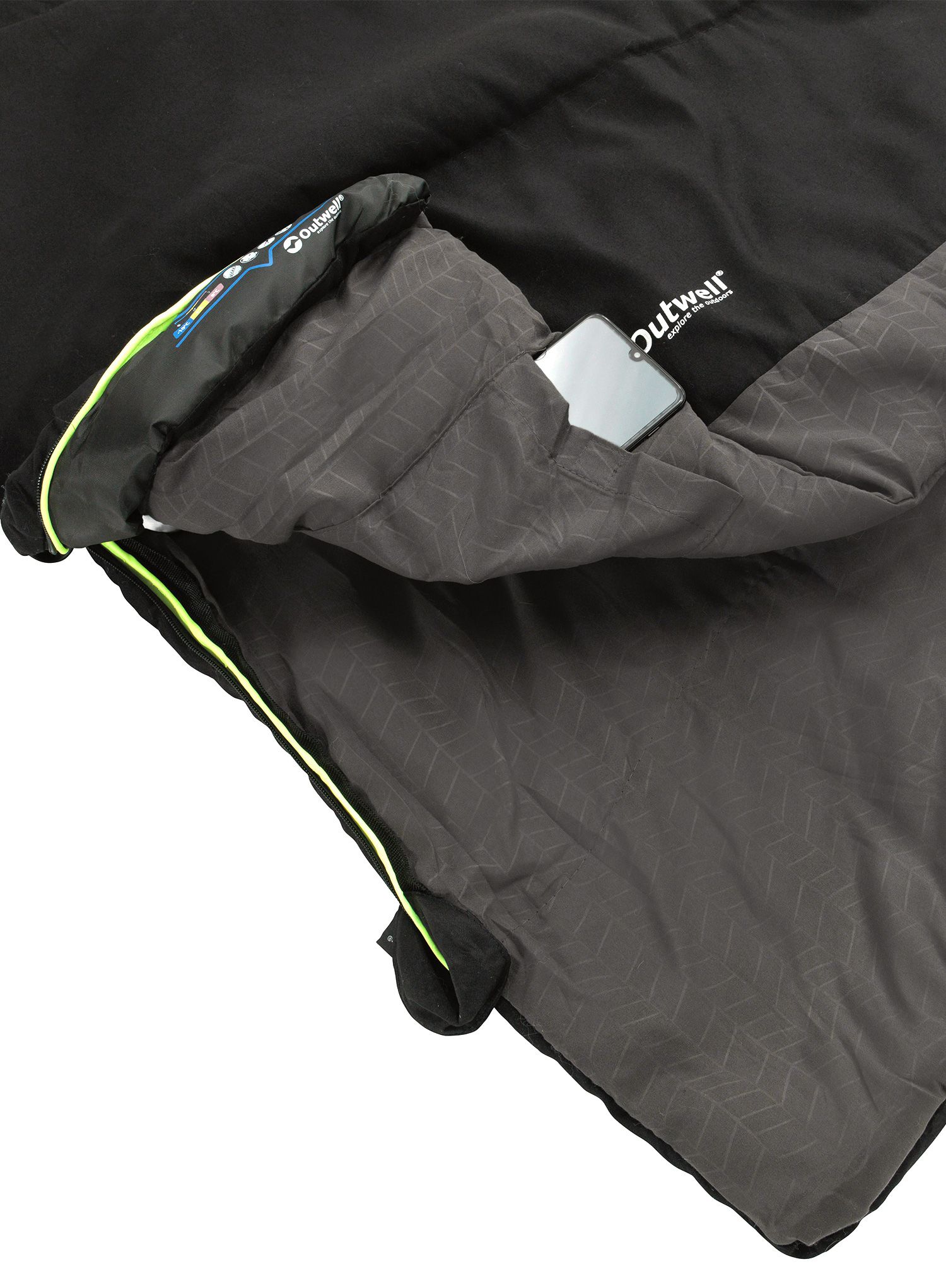 Spalna vreča Outwell Celebration Lux (195 cm) - black