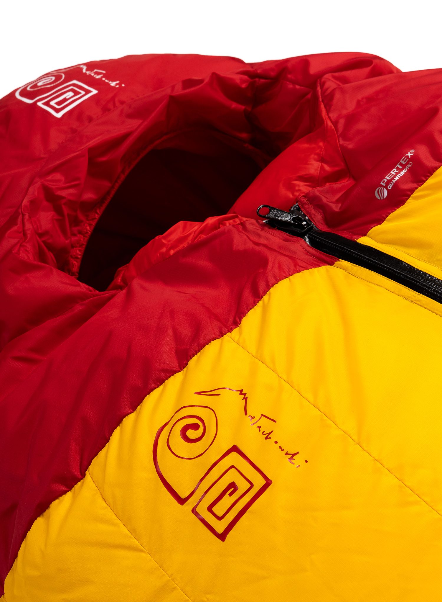 Spalna vreča Małachowski 1000 Guide Pro (188 cm) - yellow/red
