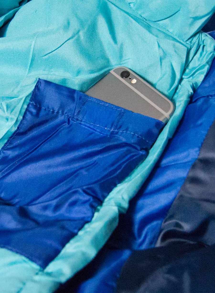 Spalna vreča Coleman Fision 100 - blue/black