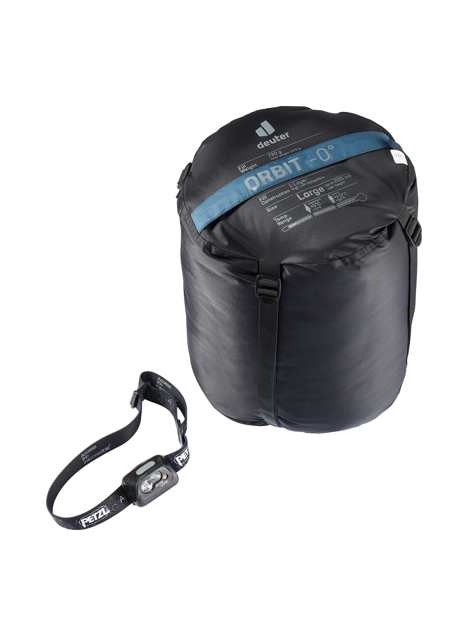 Spalna vreča Deuter Orbit 0° L (200 cm) - arctic/ink