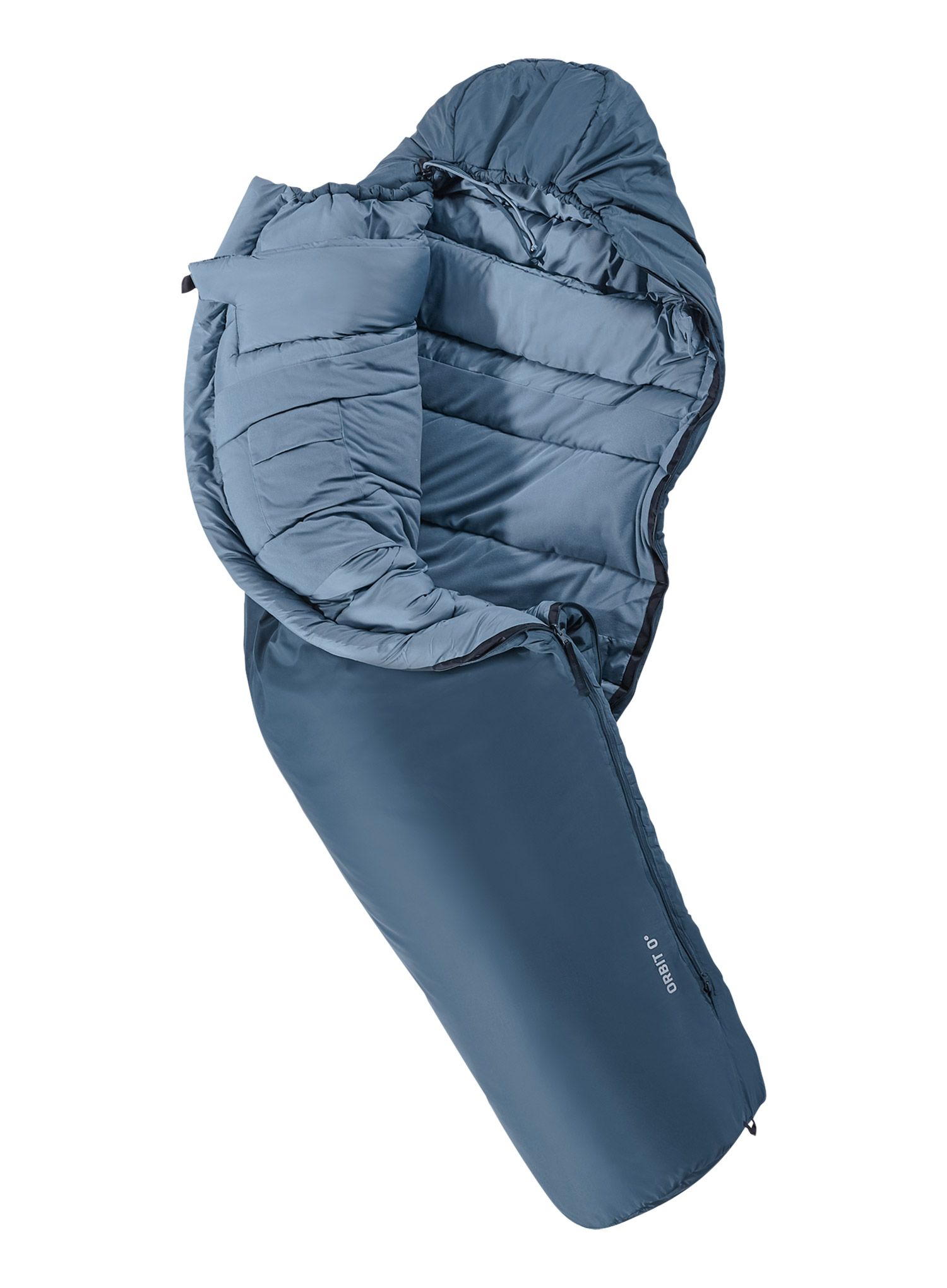 Ženska spalna vreča s sintetičnim polnilom Deuter Orbit 0° SL (175 cm) - arctic/slateblue