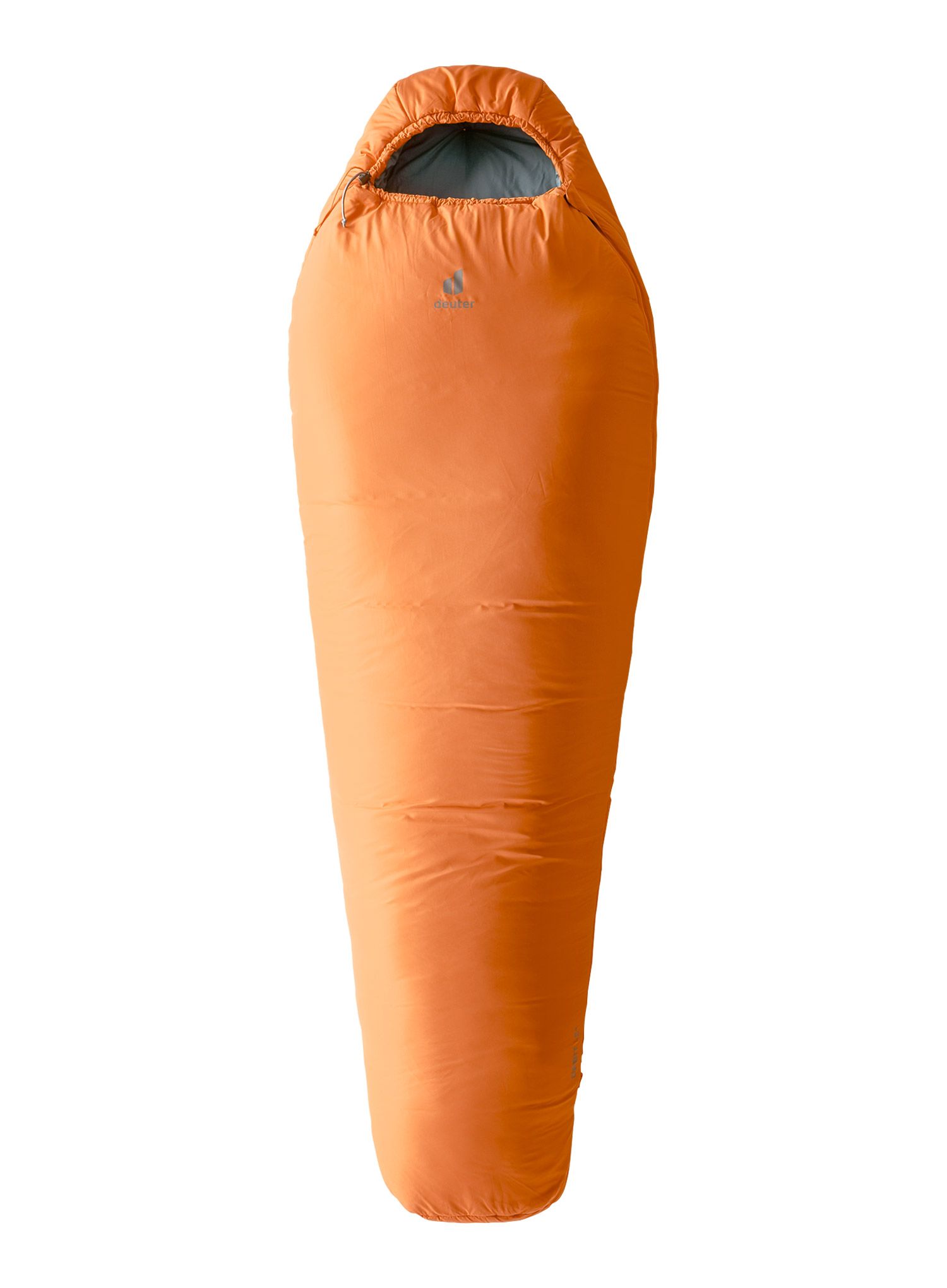 Ženska spalna vreča s sintetičnim polnilom Deuter Orbit -5° SL (175 cm) - mandarine/slateblue