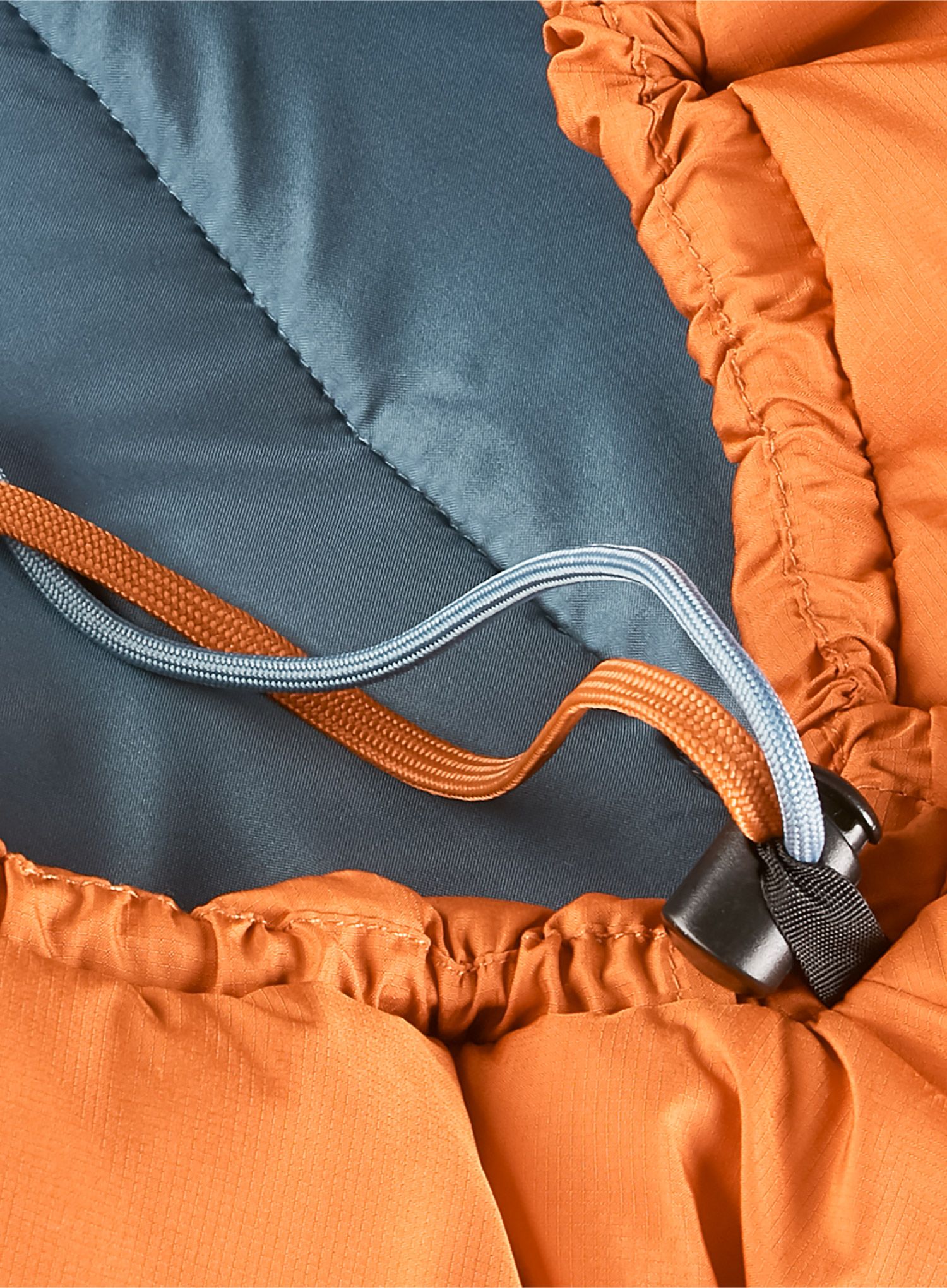 Ženska spalna vreča s sintetičnim polnilom Deuter Orbit -5° SL (175 cm) - mandarine/slateblue