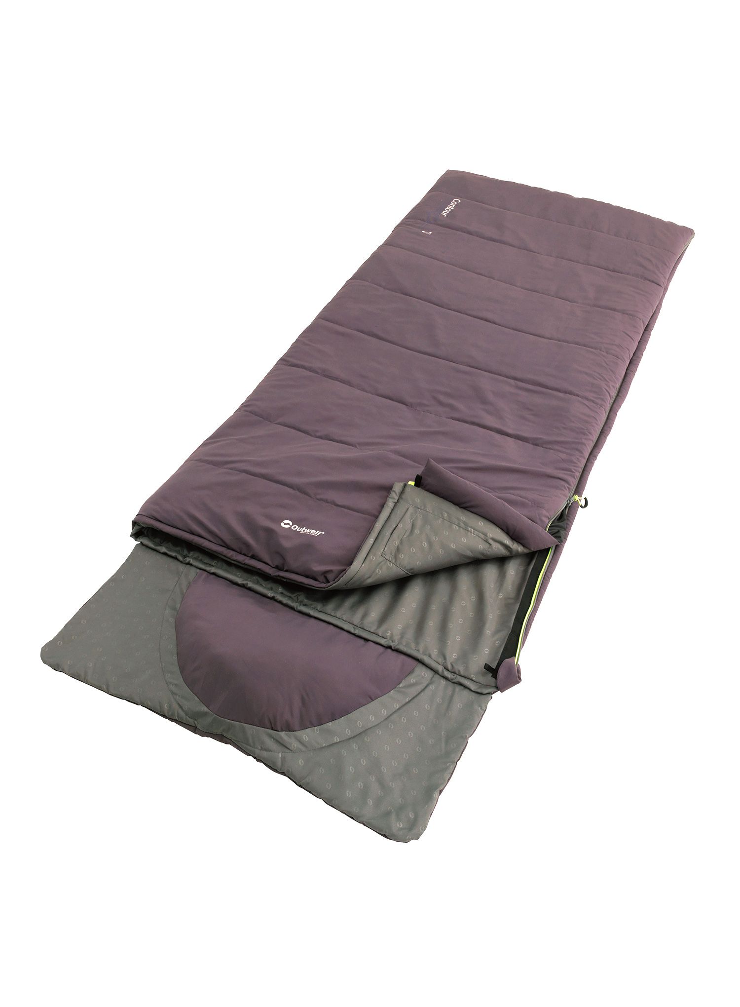 Spalna vreča Outwell Contour (190 cm) - dark purple