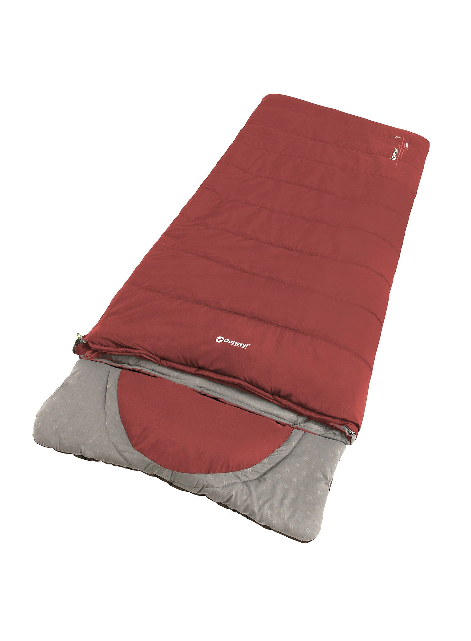 Spalna vreča Outwell Contour Lux (190 cm) - red