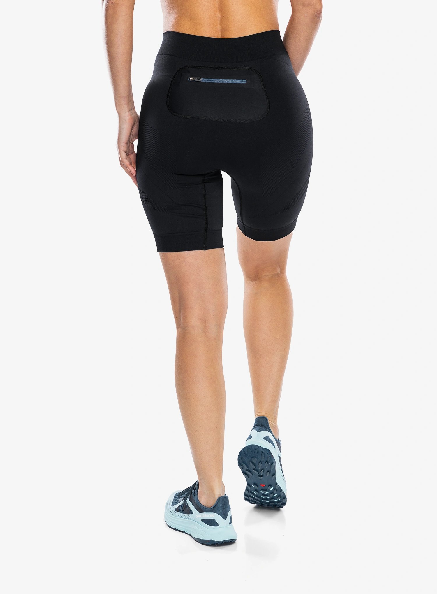 Ženske tekaške kratke hlače Brubeck Running Force 1/2 - black
