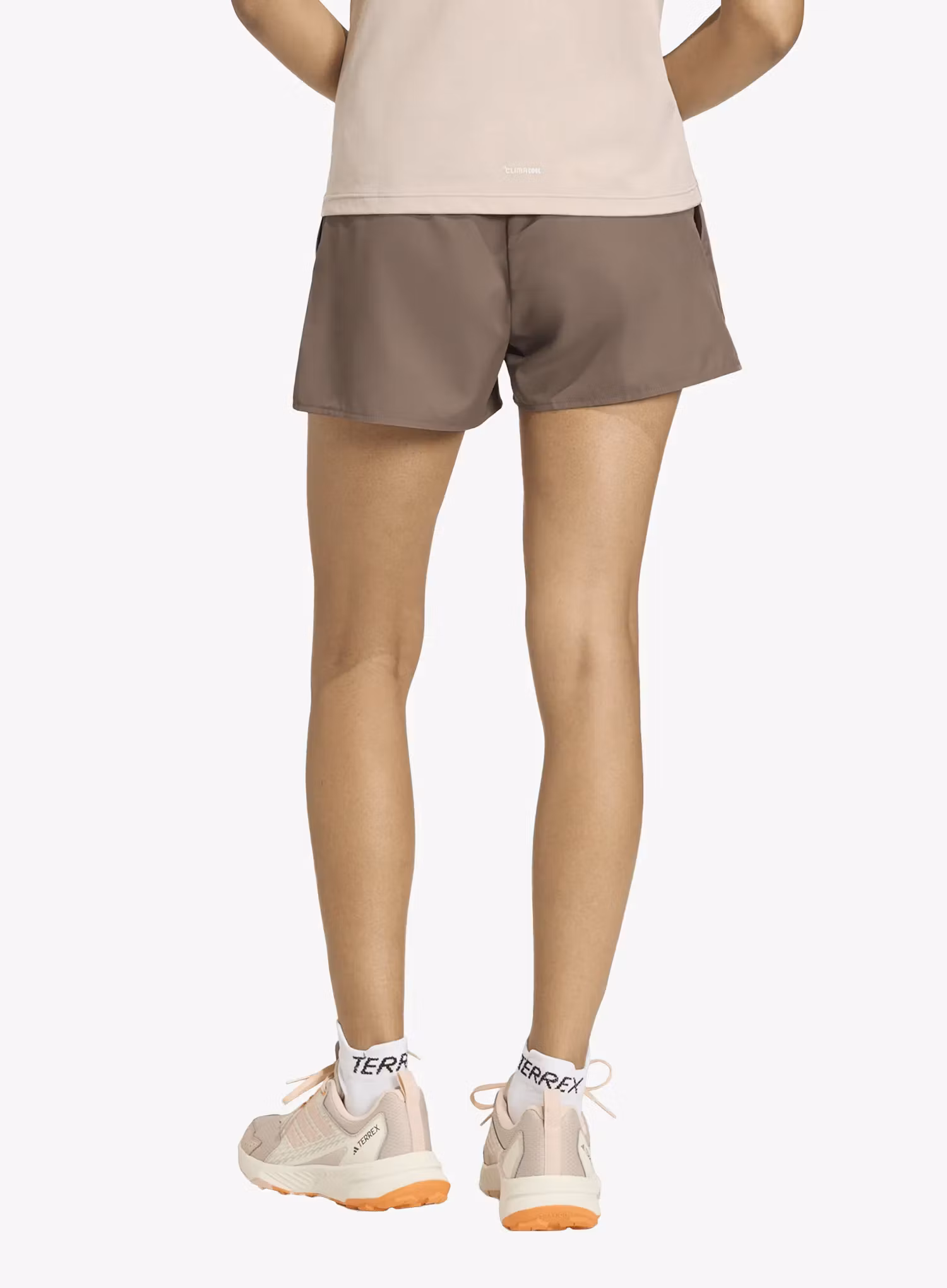 Ženske tekaške kratke hlače adidas TERREX Multi Light Shorts - trace brown