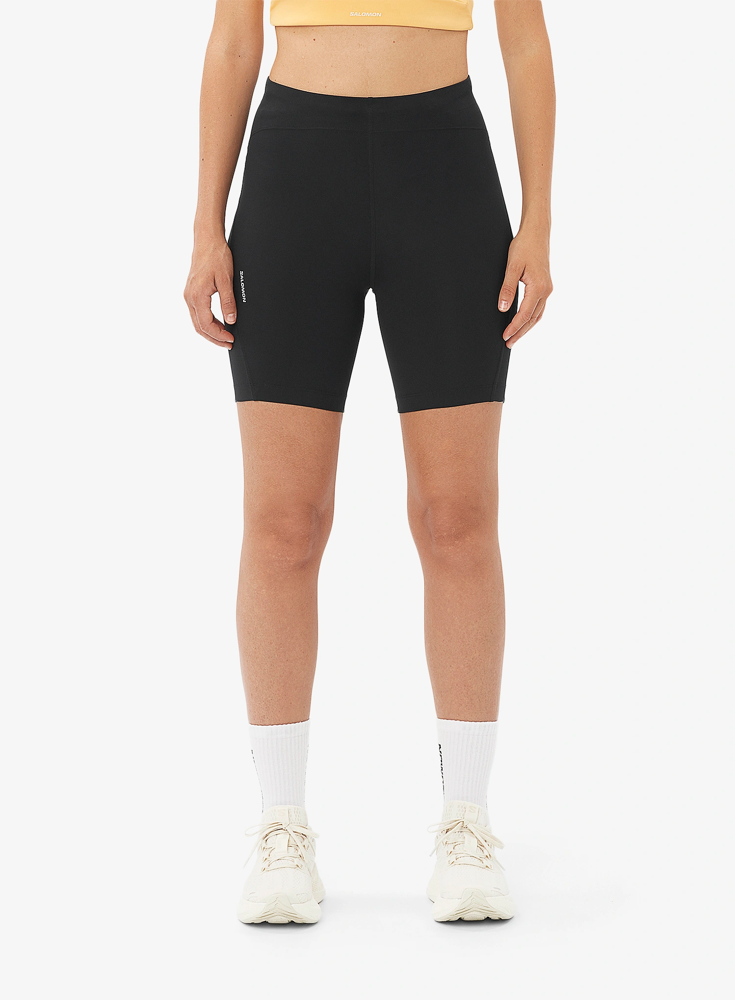 Ženske tekaške kratke hlače Salomon Shkout C Shorts Tights 6 - deep black