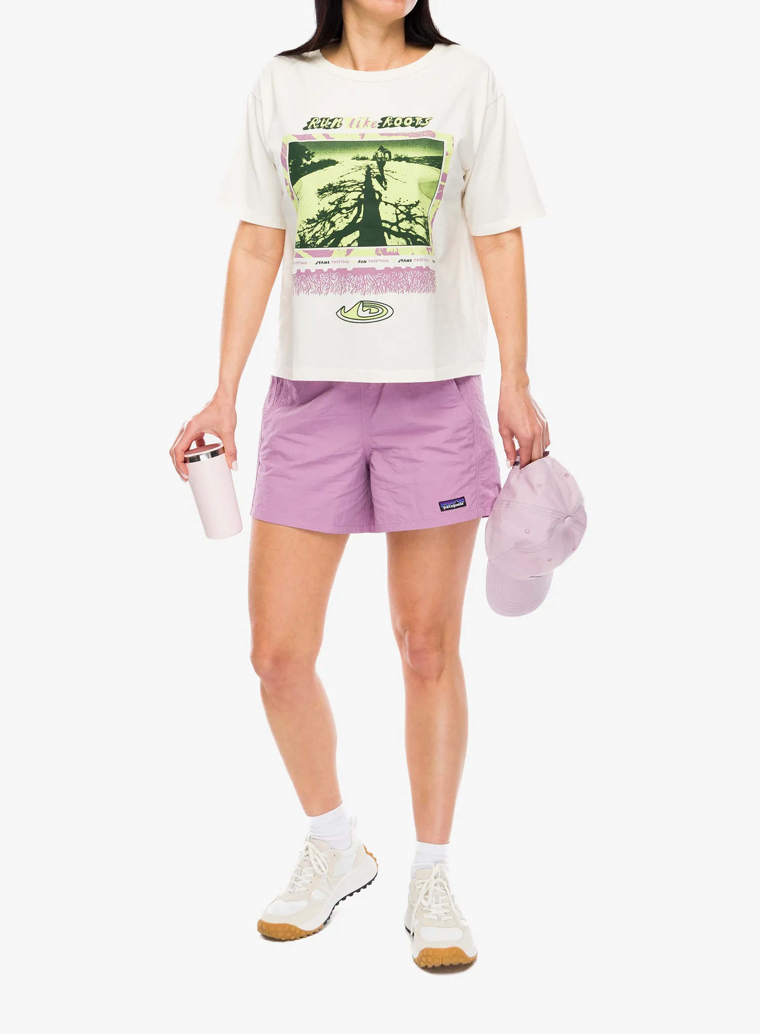 Ženske kratke hlače Patagonia Baggies Shorts 5 - light violet