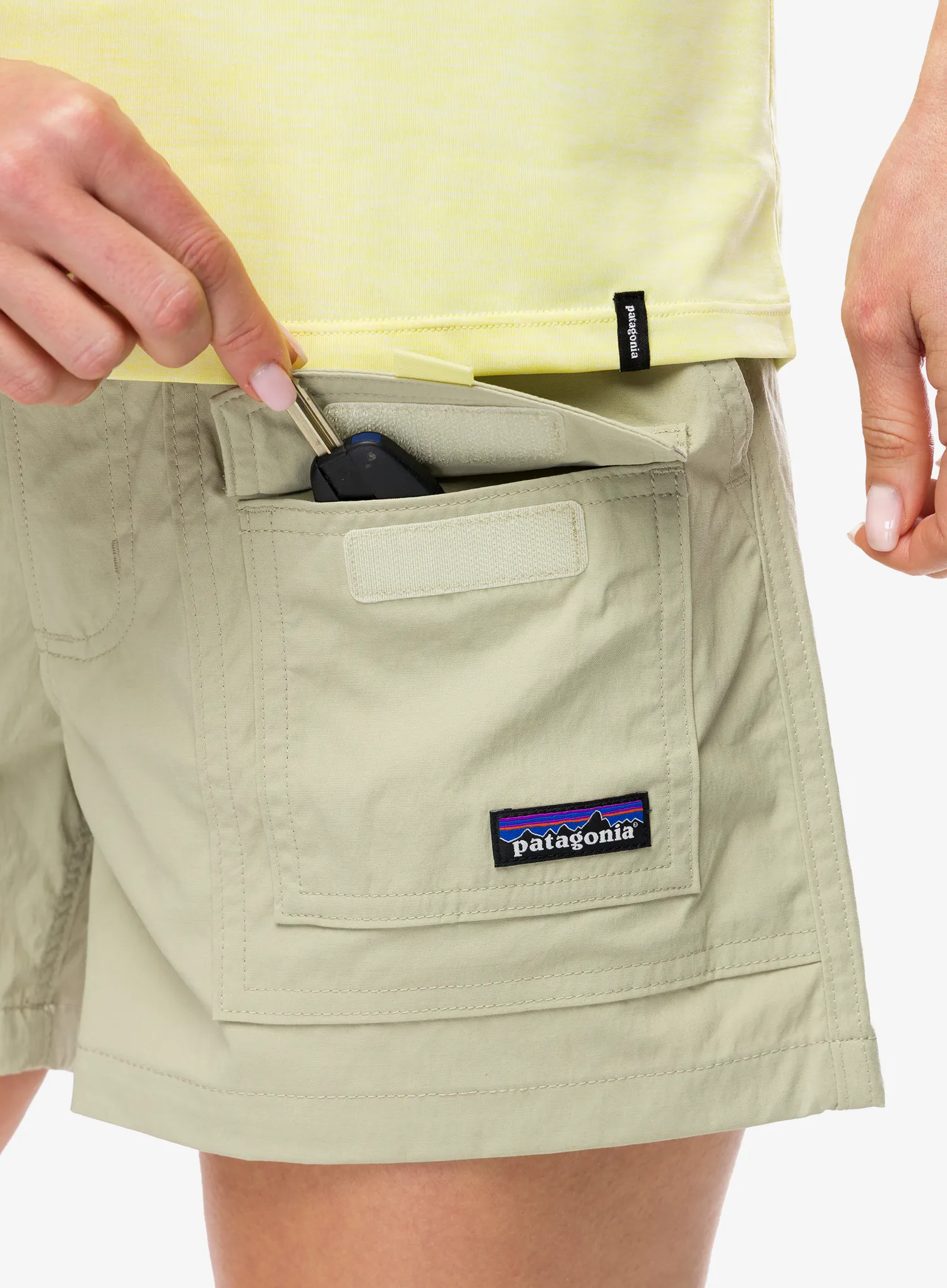 Ženske kratke hlače Patagonia Outdoor Everyday Shorts - weathered stone