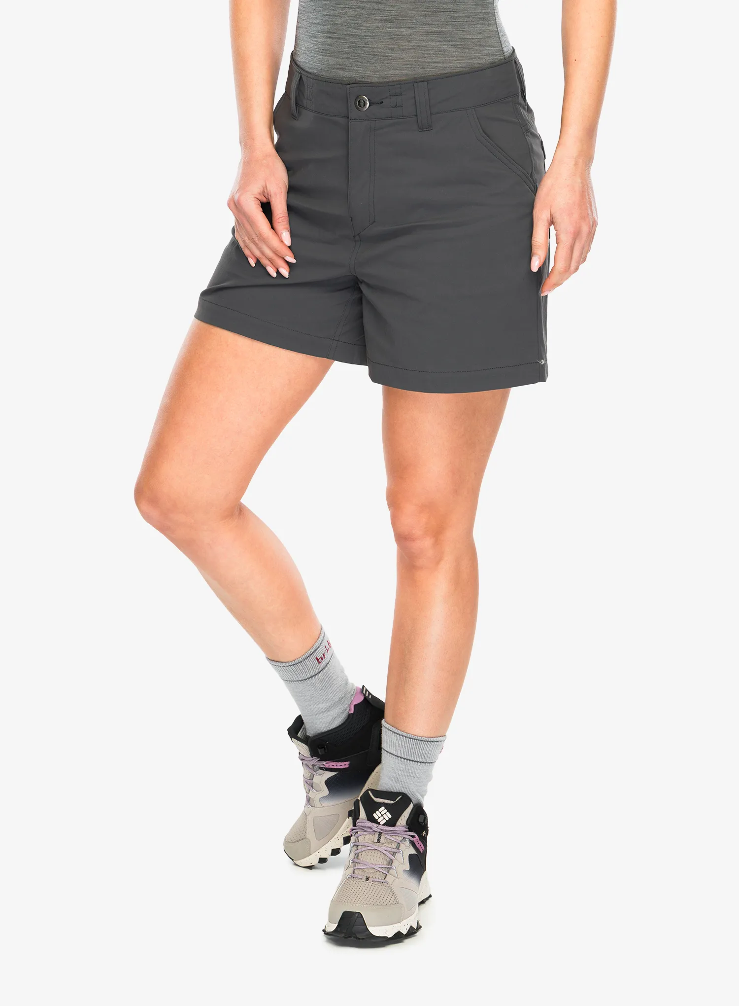 Ženske kratke hlače Patagonia Quandary Shorts 5 - forge grey