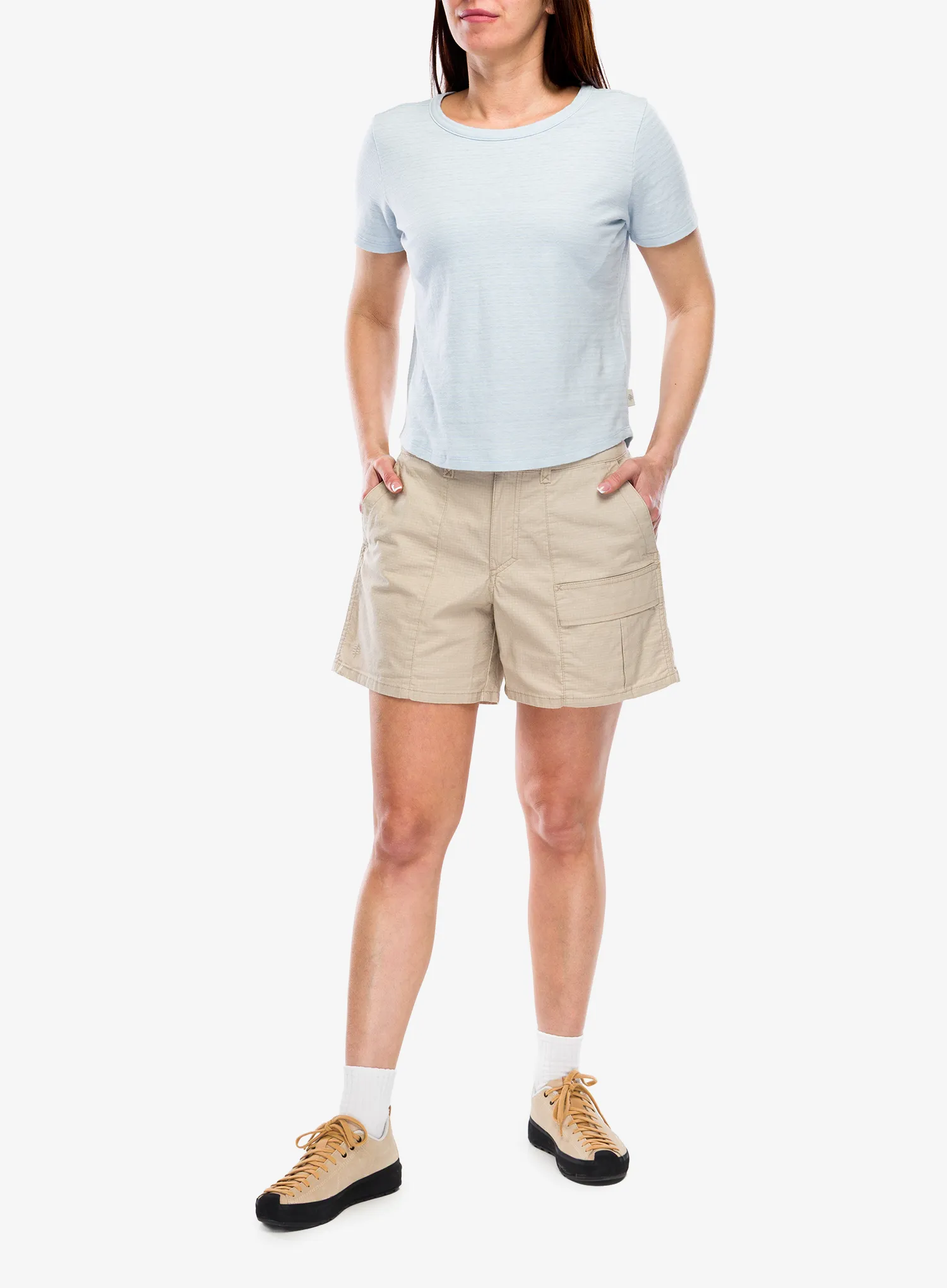 Ženske kratke hlače Royal Robbins Crux Short - oyster