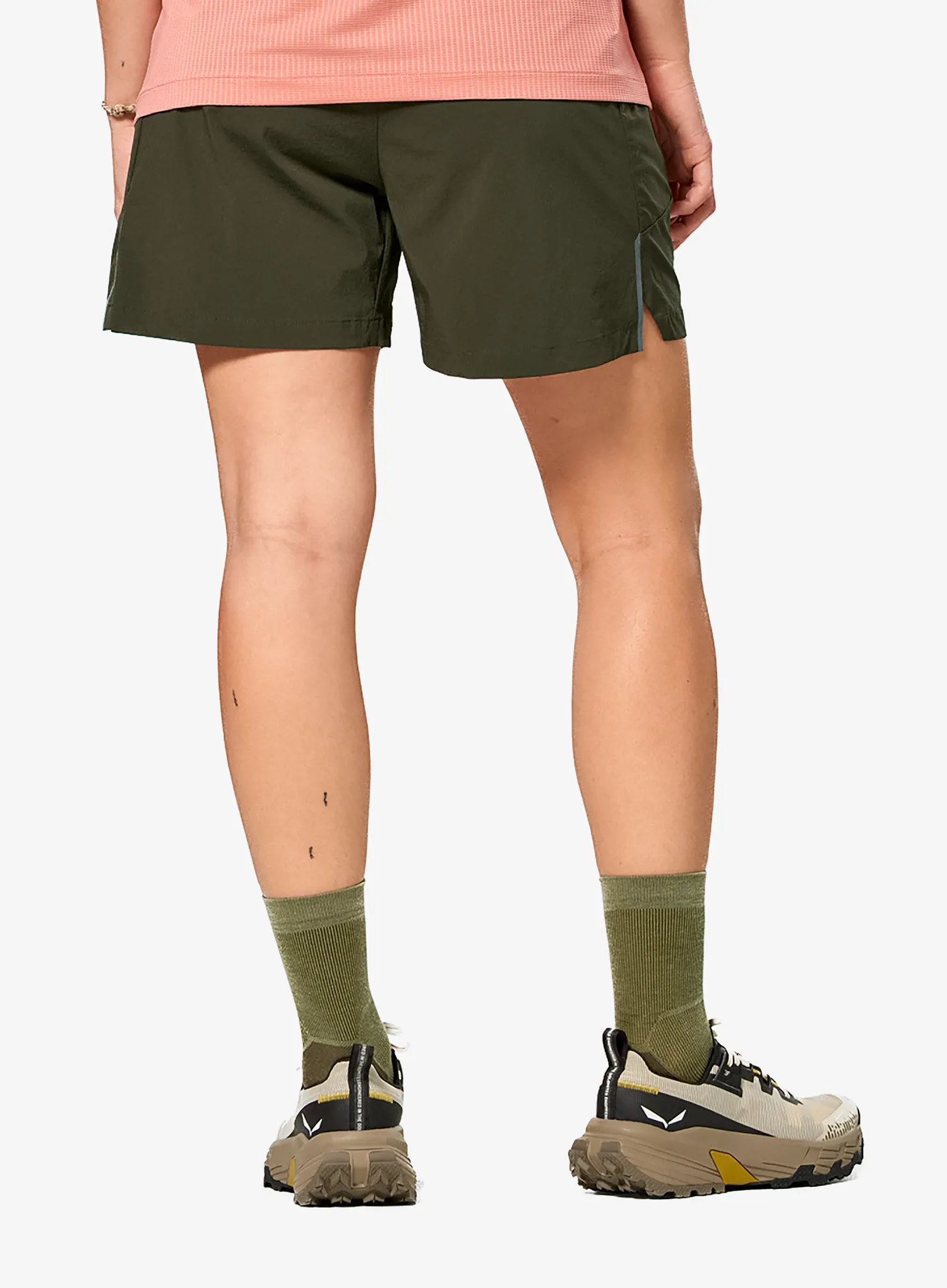 Ženske kratke hlače Salewa Pedroc Dst Light Short - dark olive