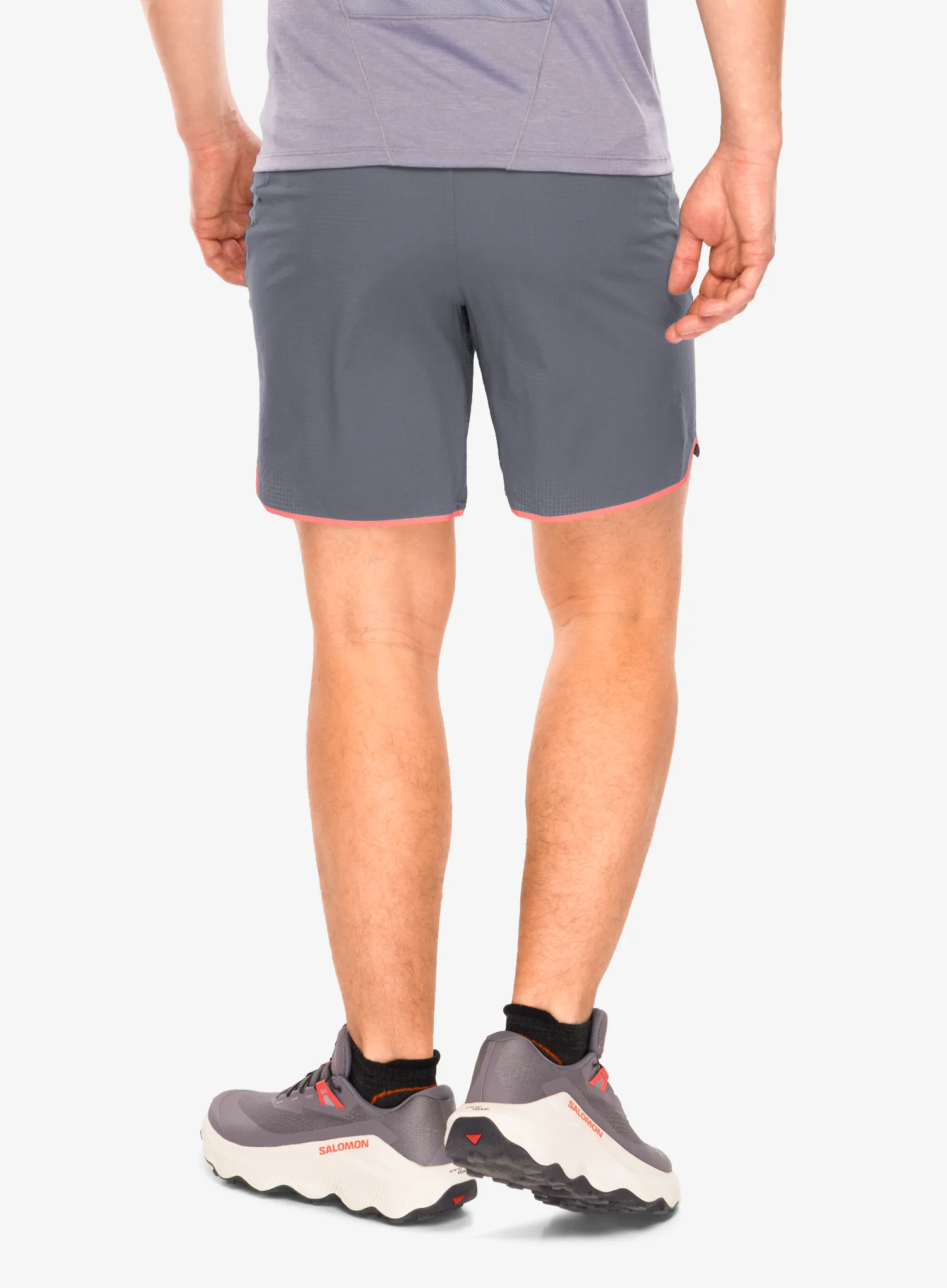 Moške tekaške kratke hlače 2v1 Salomon Sense Aero 7 Short - castelrock
