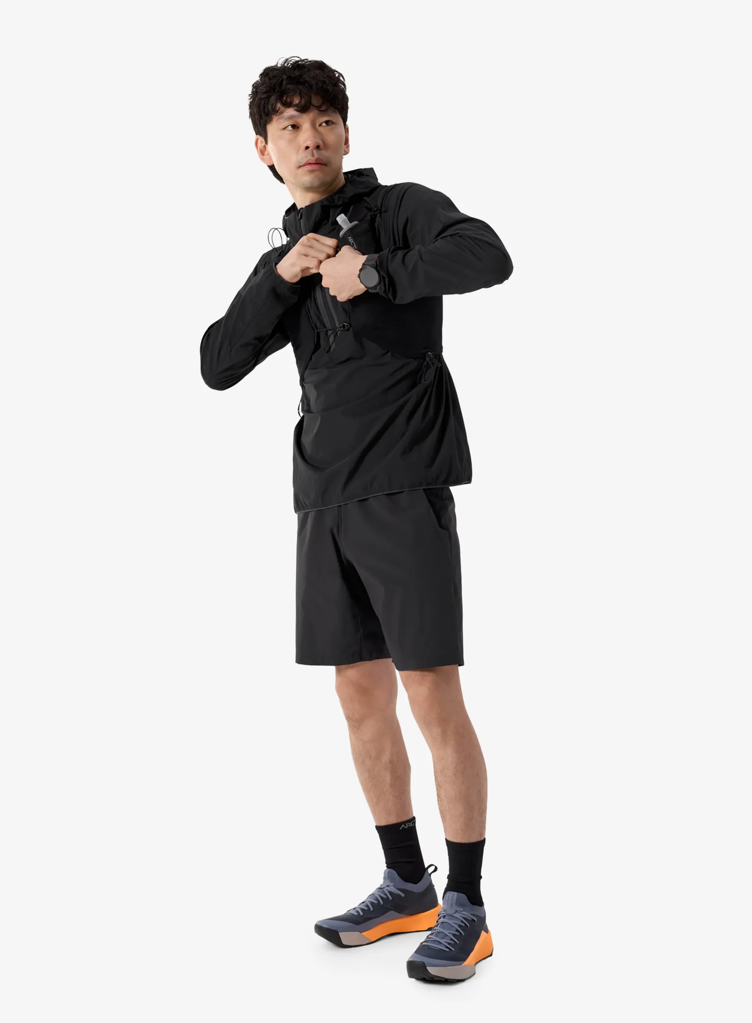 Tekaške kratke hlače Arcteryx Incendo Short 9 inch - black