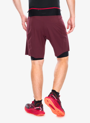 Tekaške kratke hlače Salomon S/Lab Ultra 2in1 Shorts - decadent chocolate