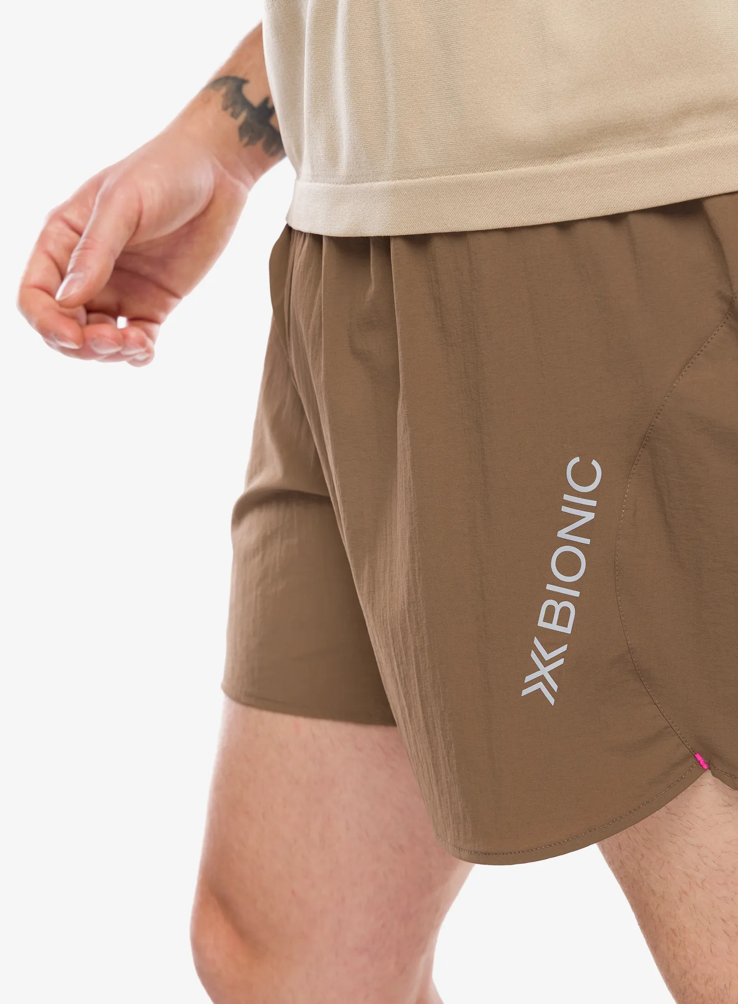 Tekaške kratke hlače X-Bionic Corefusion Run Discover Shorts - dark sand