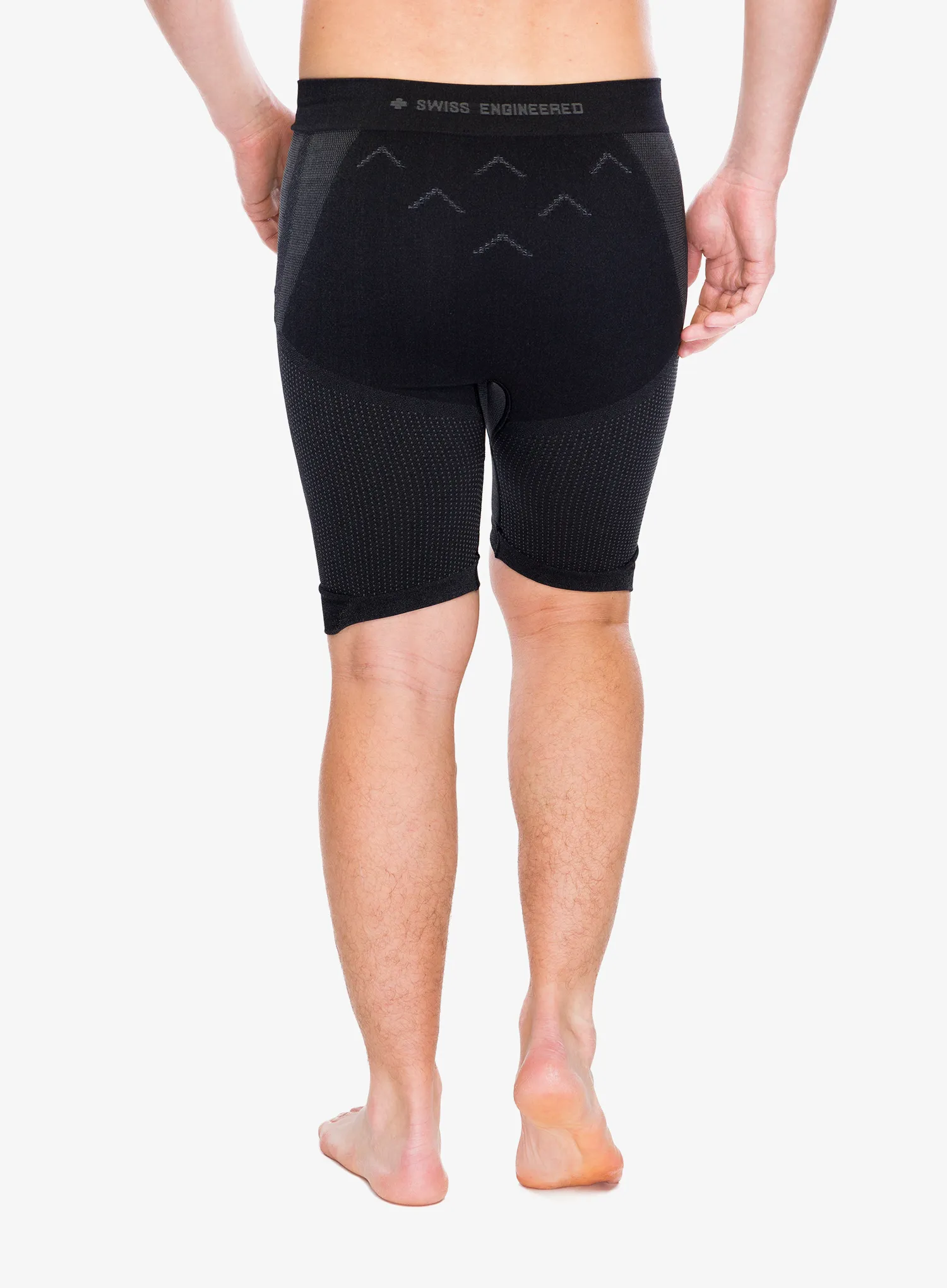 Tekaške kratke hlače X-bionic Xceed Run Short Tights - x black/rhino grey