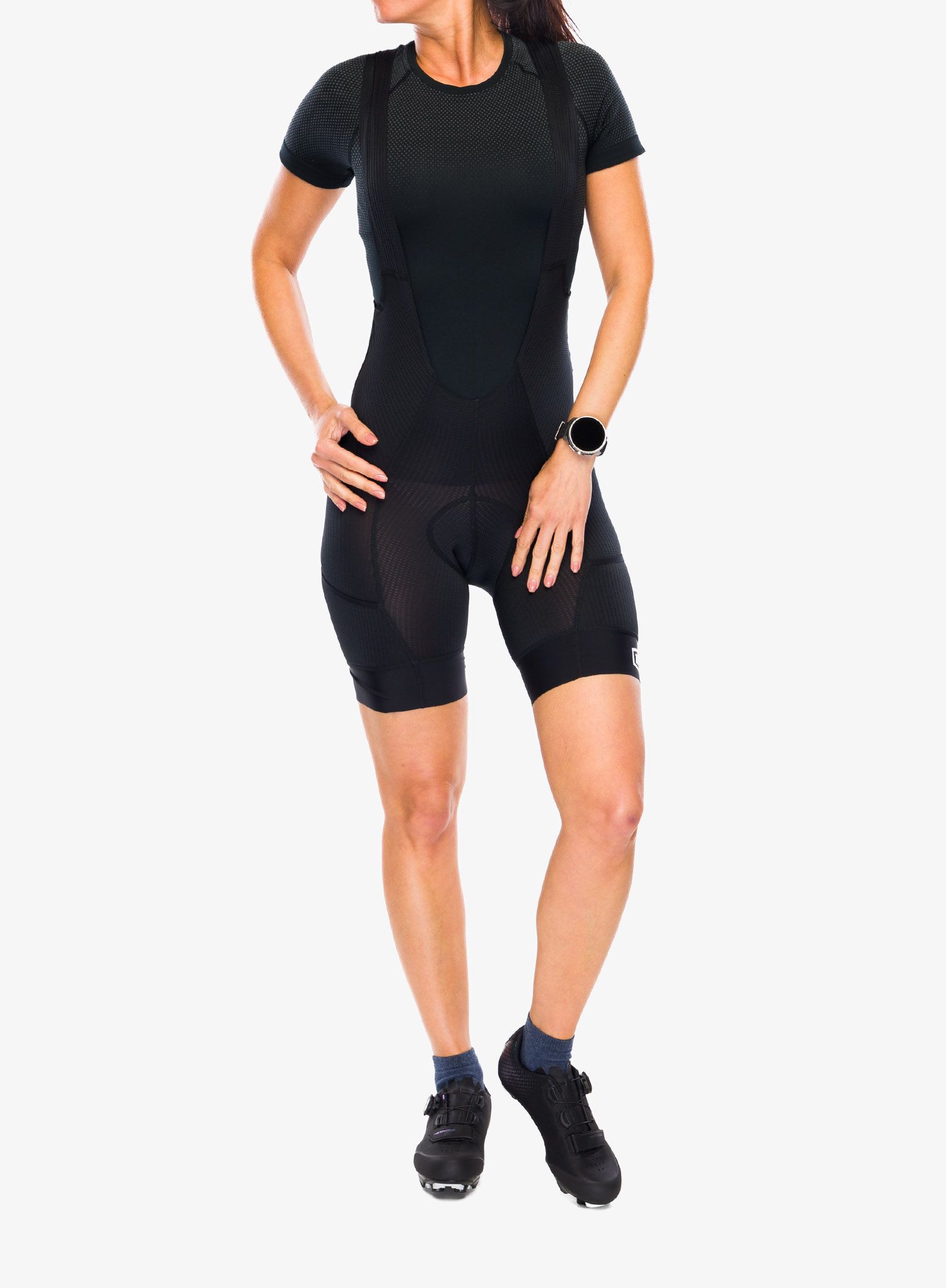Kolesarske kratke hlače 100% Revenant Bib Liner - black