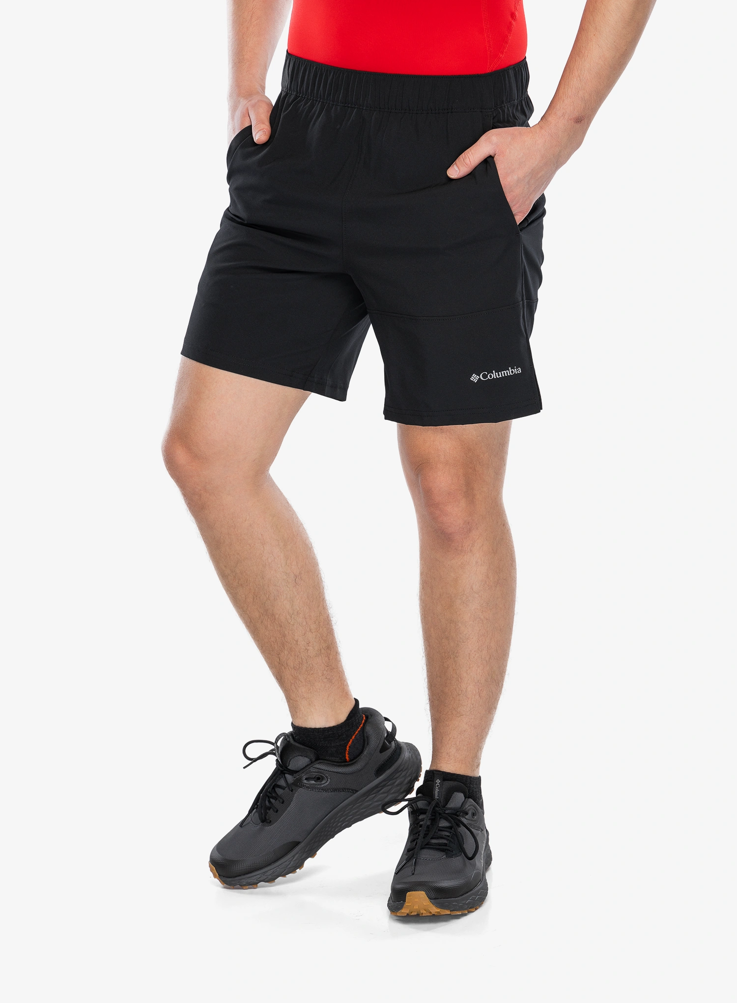 Moške kratke hlače Columbia Hike Color Block Short - black